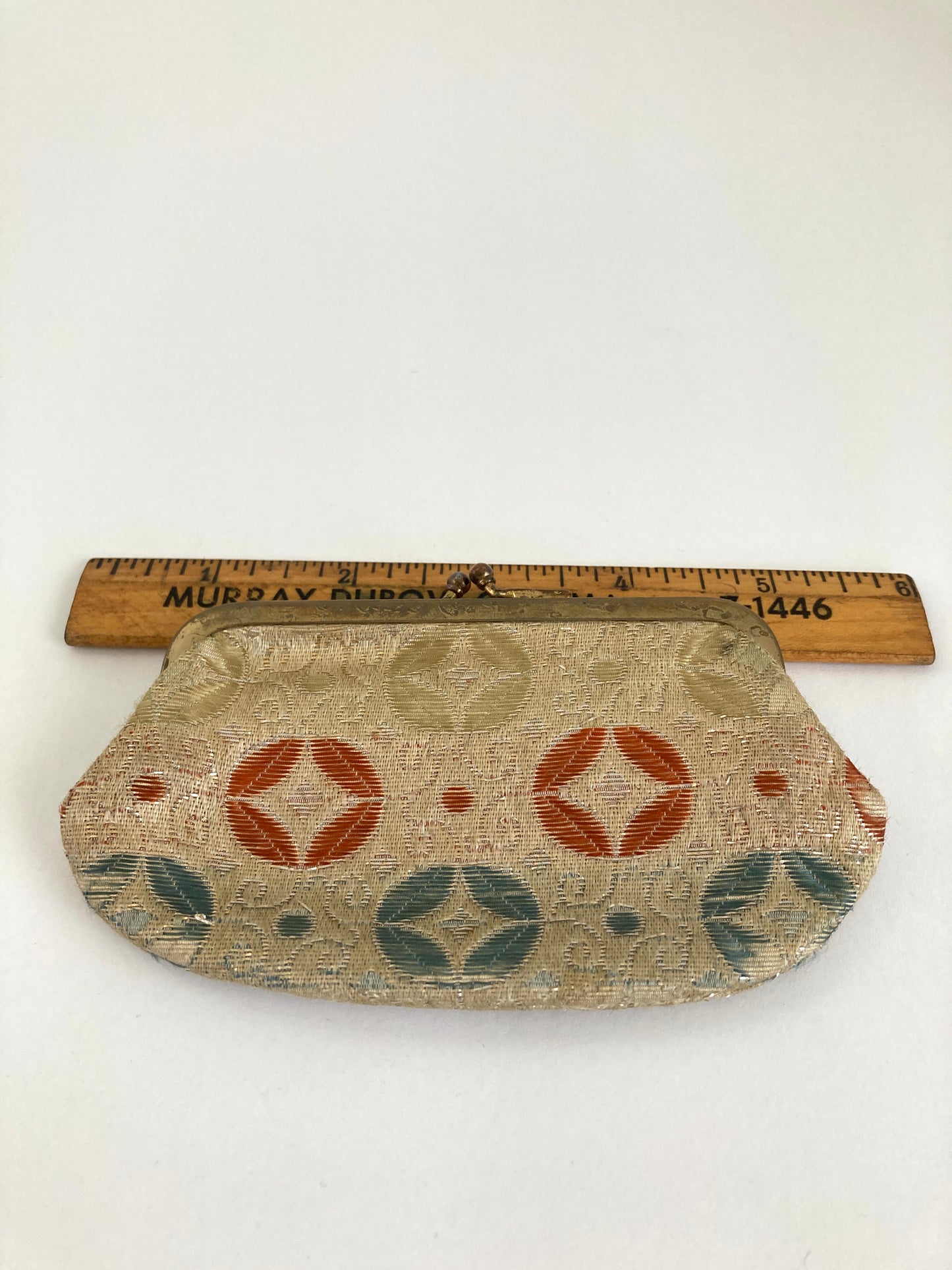 Vintage Damask Coin Purse