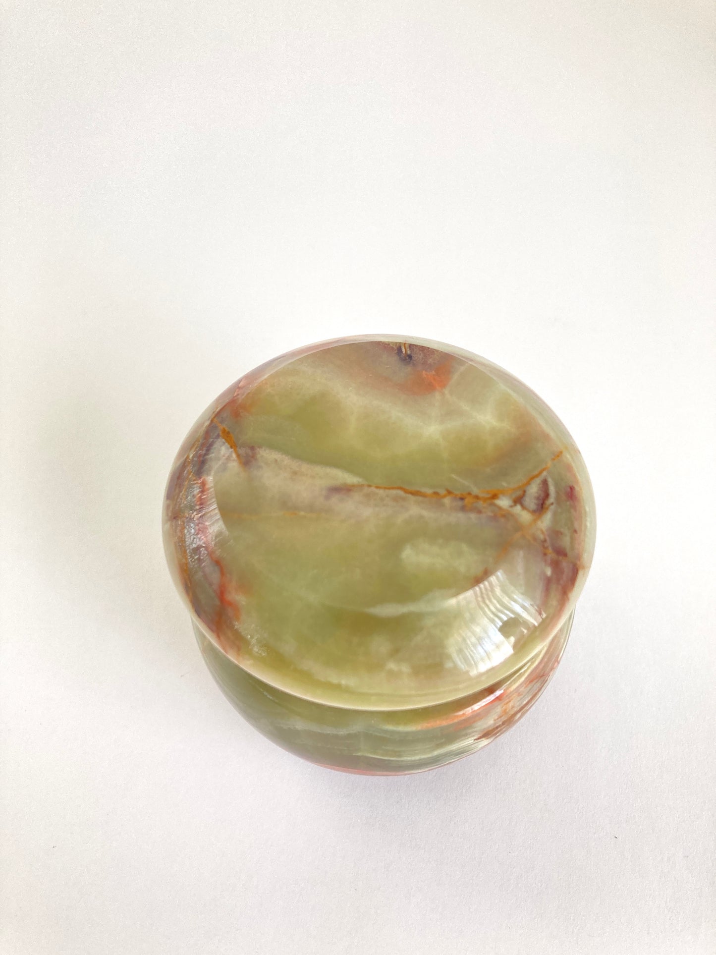 Onyx Trinket Box w/ Hinged Lid