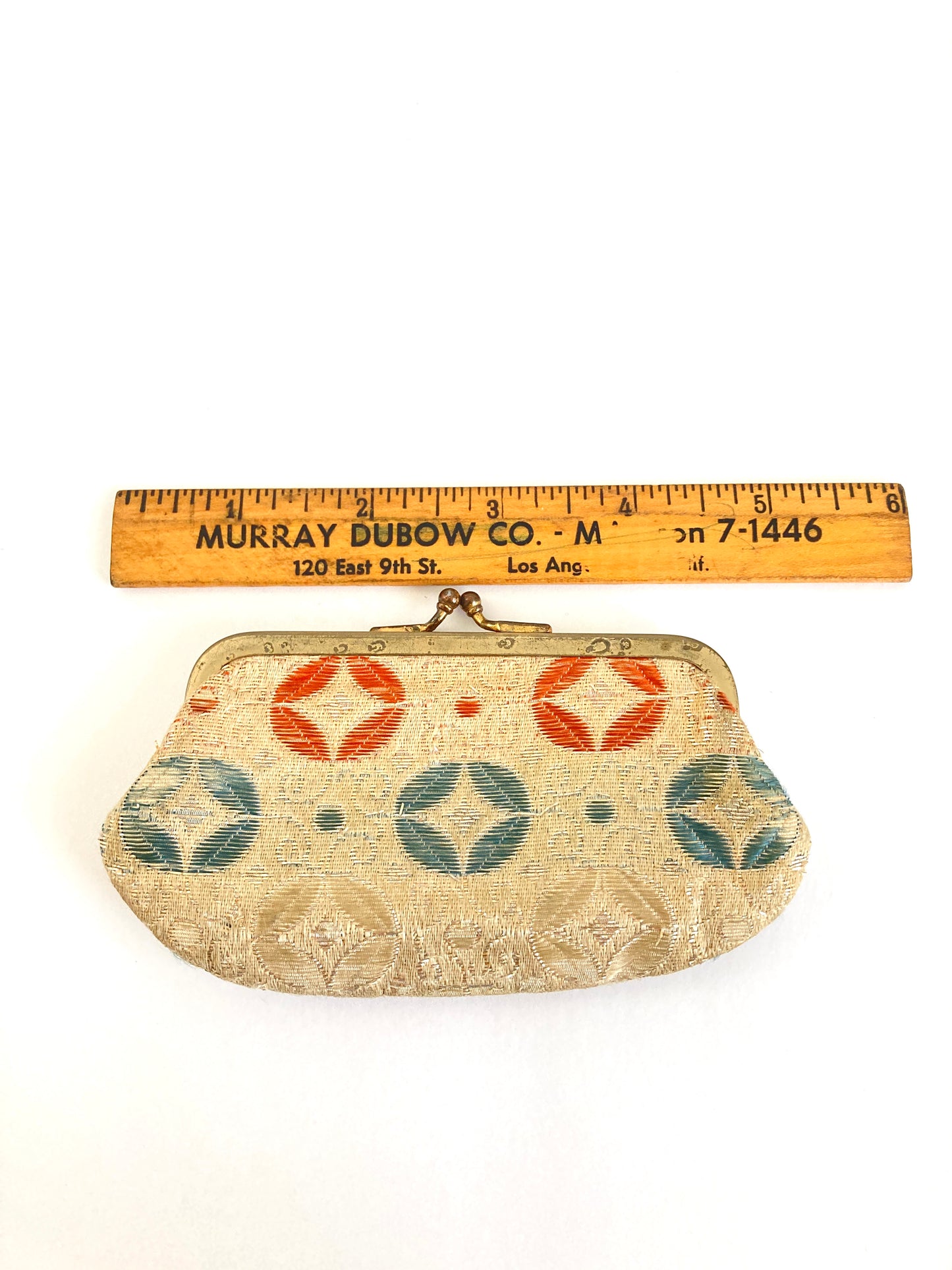 Vintage Damask Coin Purse