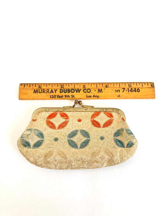Vintage Damask Coin Purse