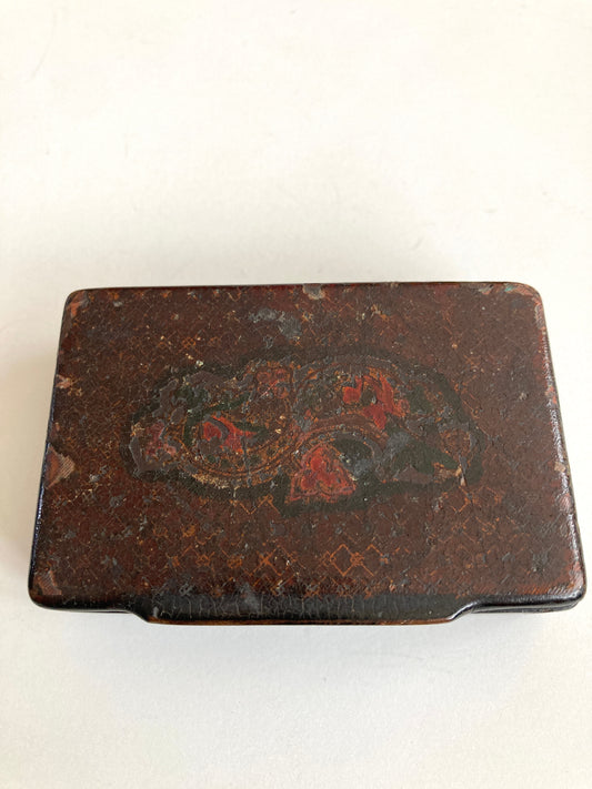 Victorian Wooden Snuff Box
