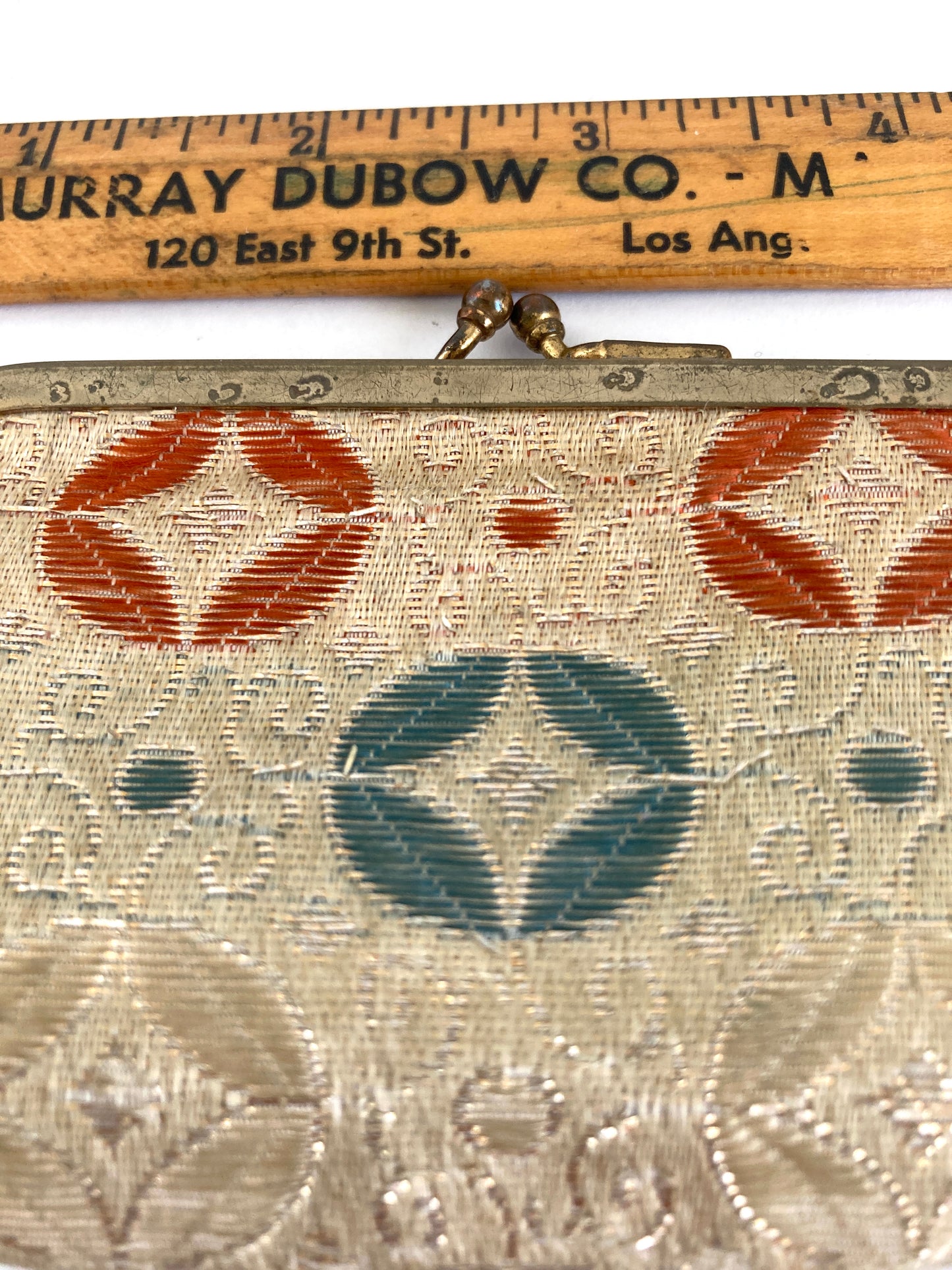 Vintage Damask Coin Purse