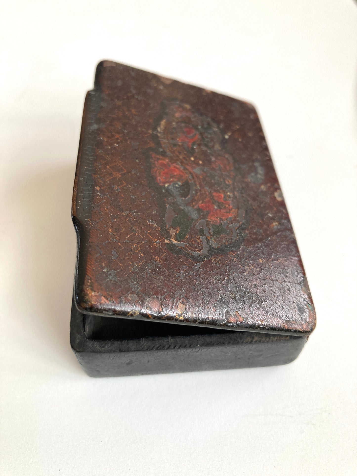 Victorian Wooden Snuff Box