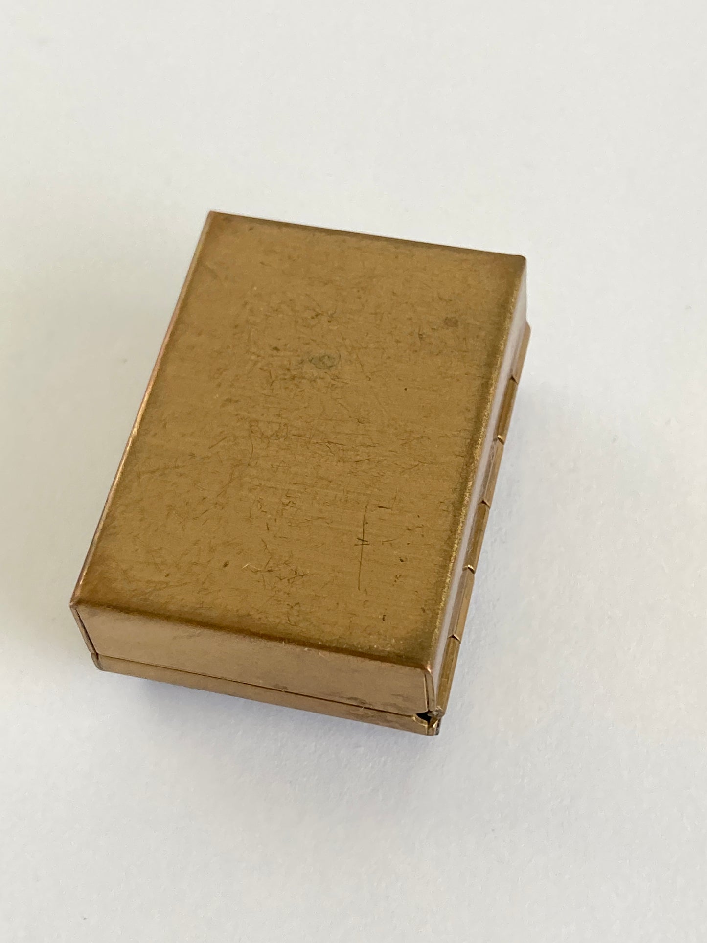 Vintage 1950s Silver Confetti Pill Box