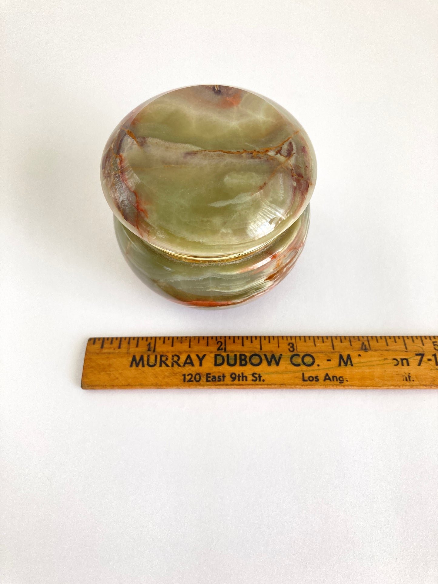 Onyx Trinket Box w/ Hinged Lid