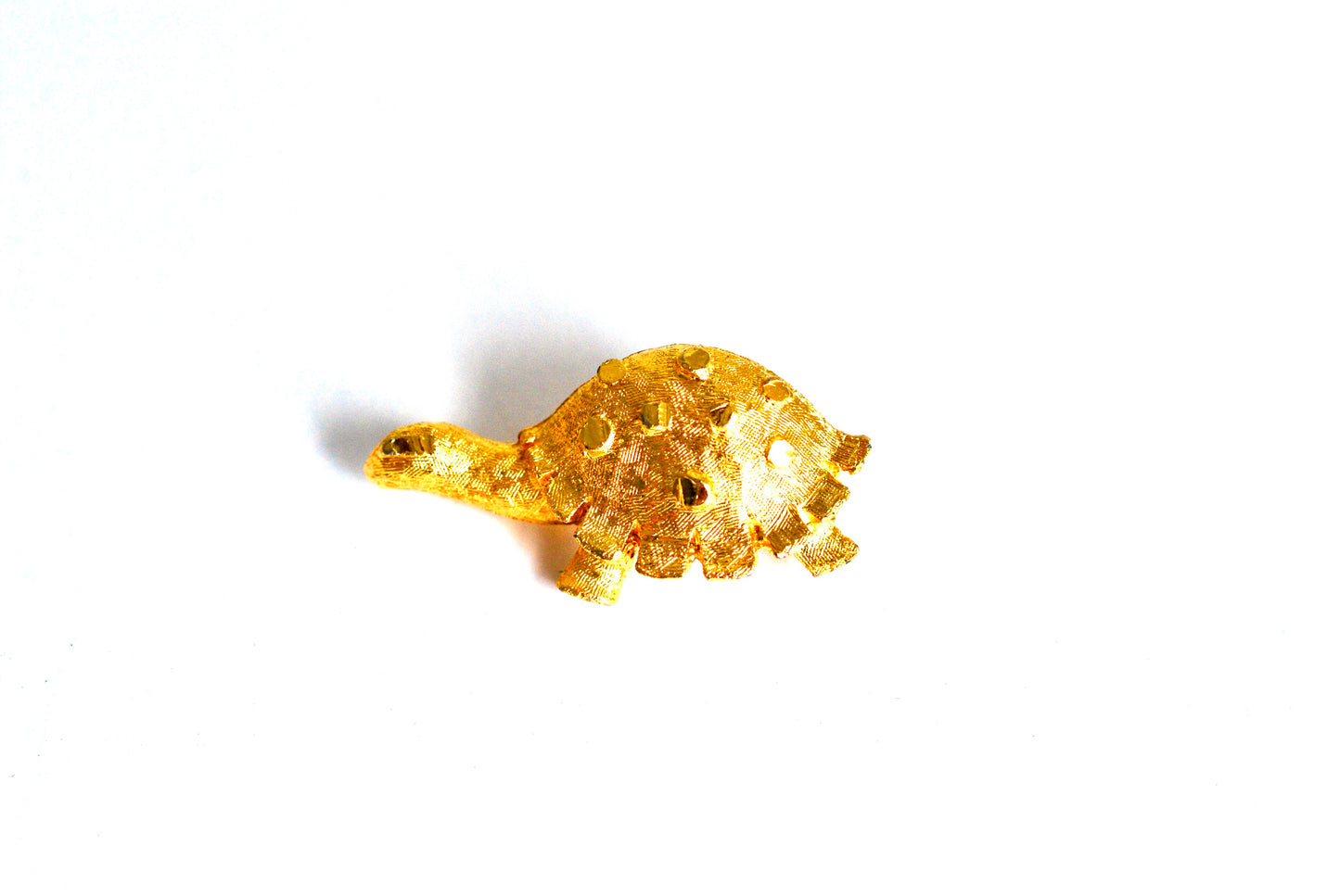 Vintage Gold-Tone Turtle Brooch
