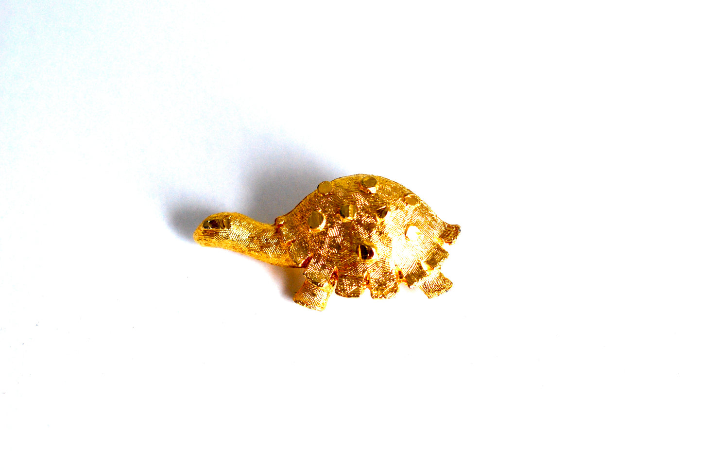 Vintage Gold-Tone Turtle Brooch