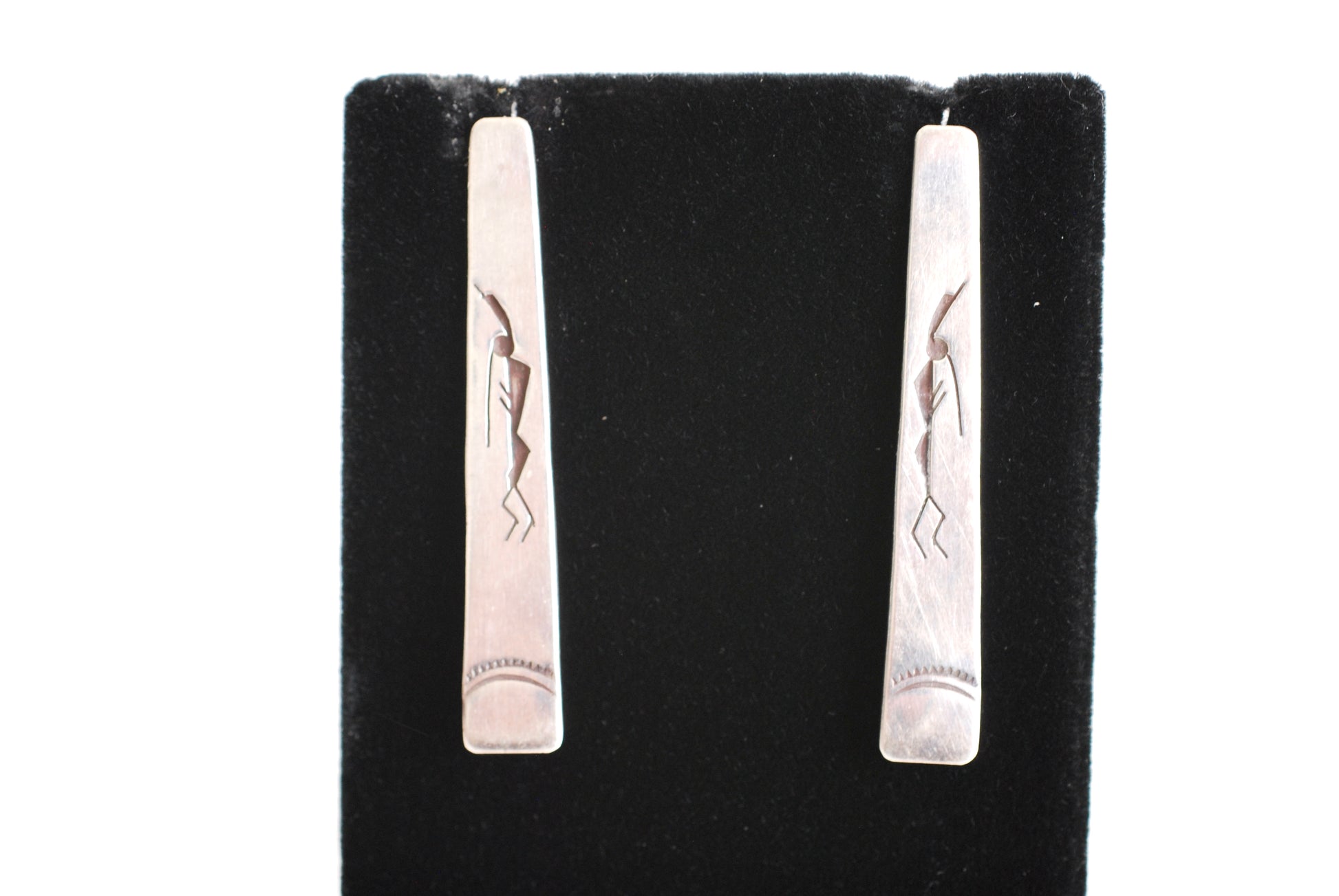 Sterling Silver Kokopelli Earrings