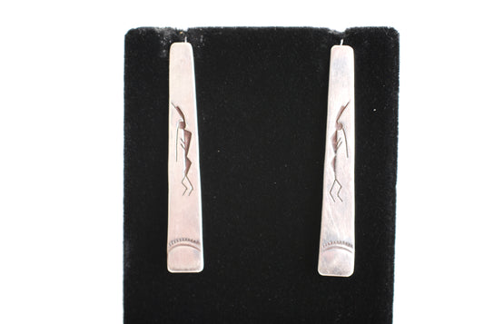 Sterling Silver Kokopelli Earrings