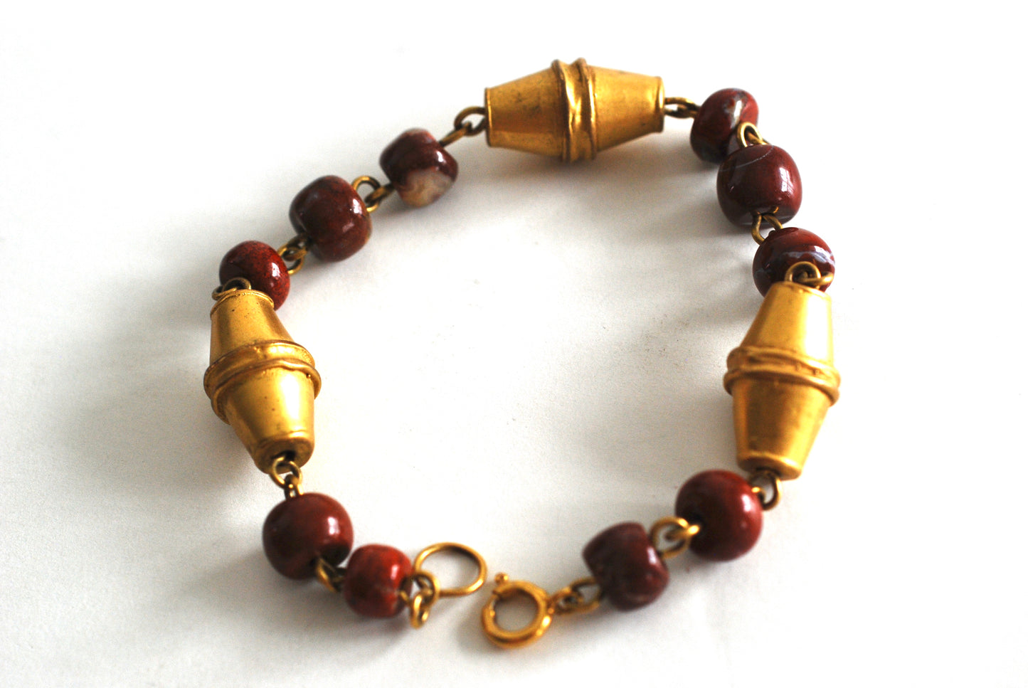 Victorian Agate and Pinchbeck Bracelet