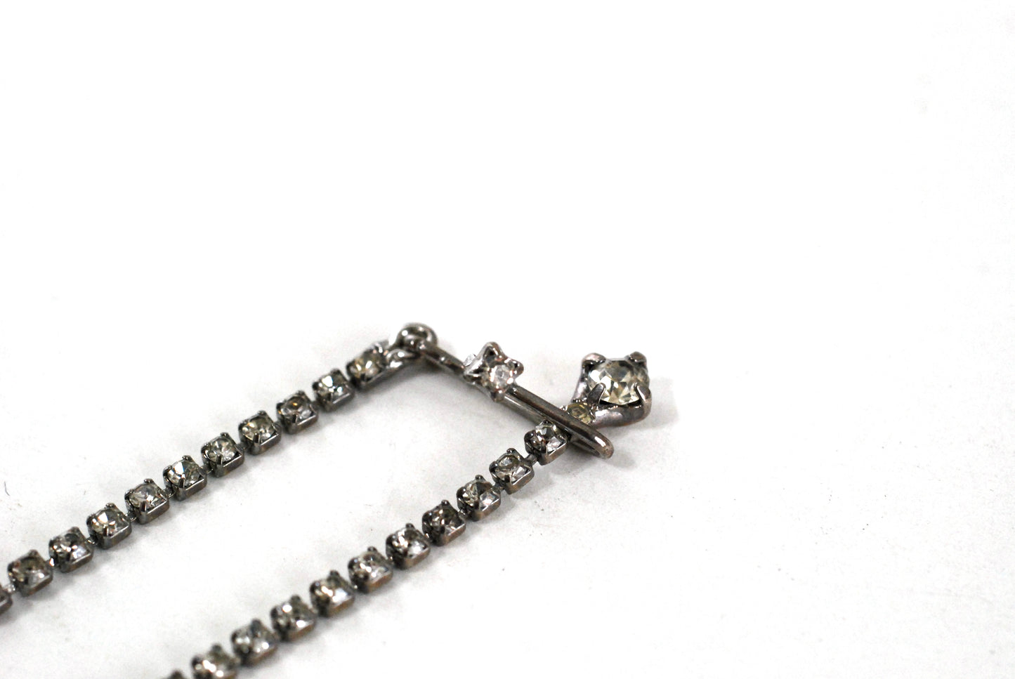 Single Strand Rhinestone Choker Necklace