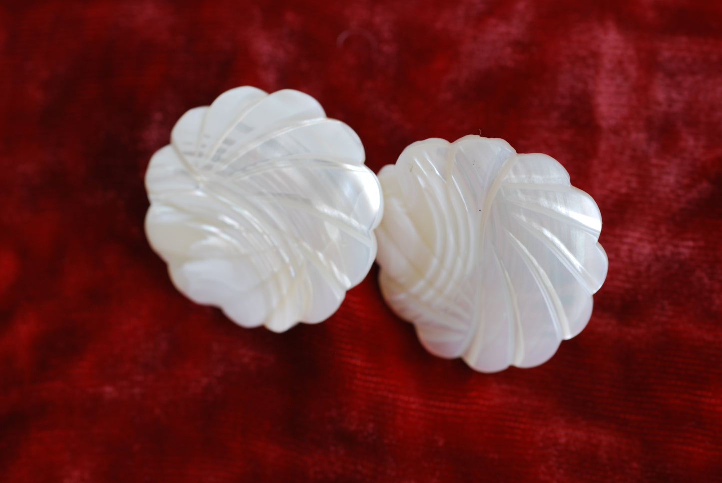 Vintage Mother of Pearl Earrings