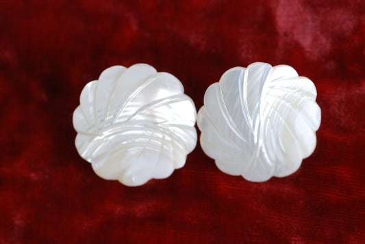 Vintage Mother of Pearl Earrings