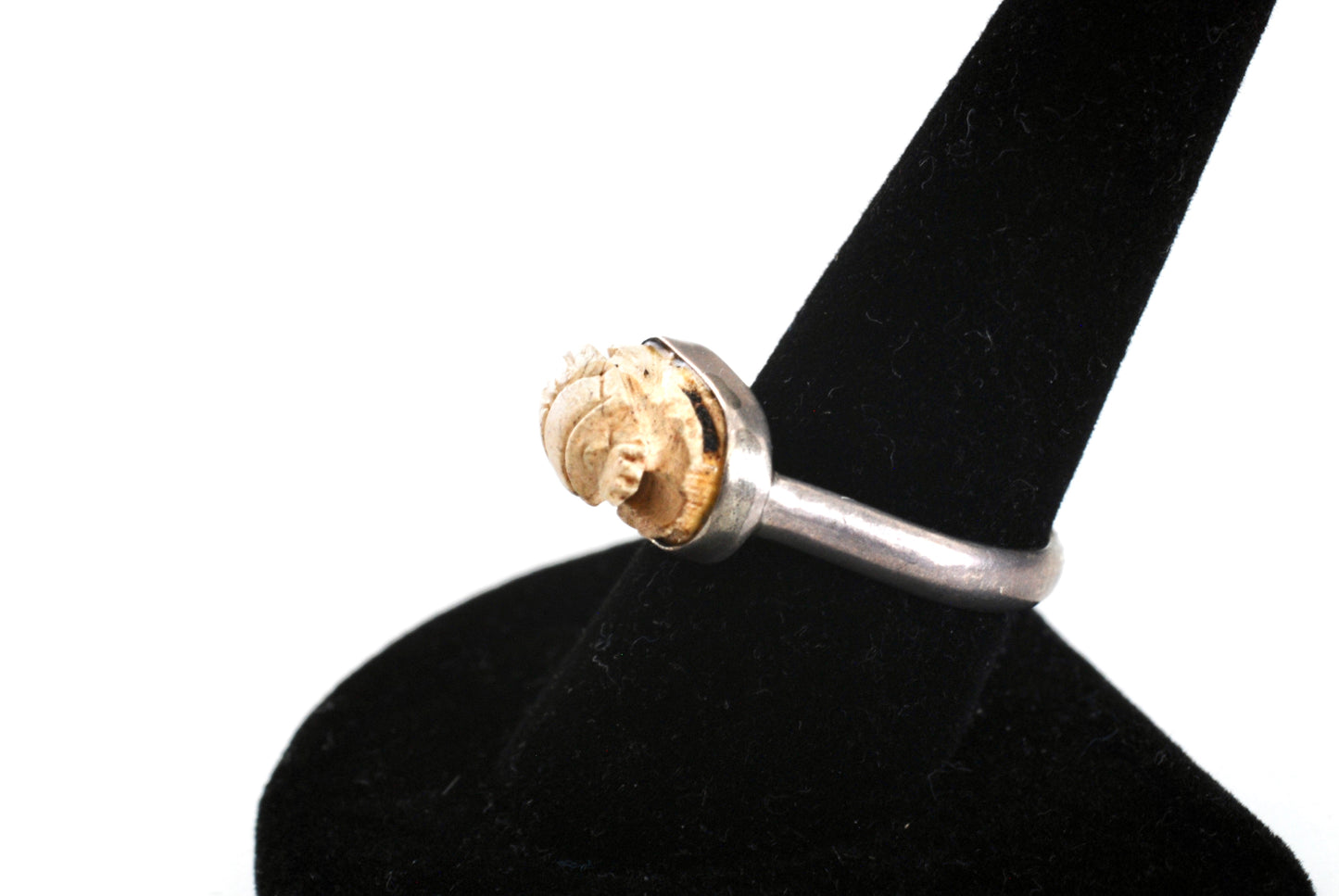Egyptian Revival Sterling Silver Scarab Ring
