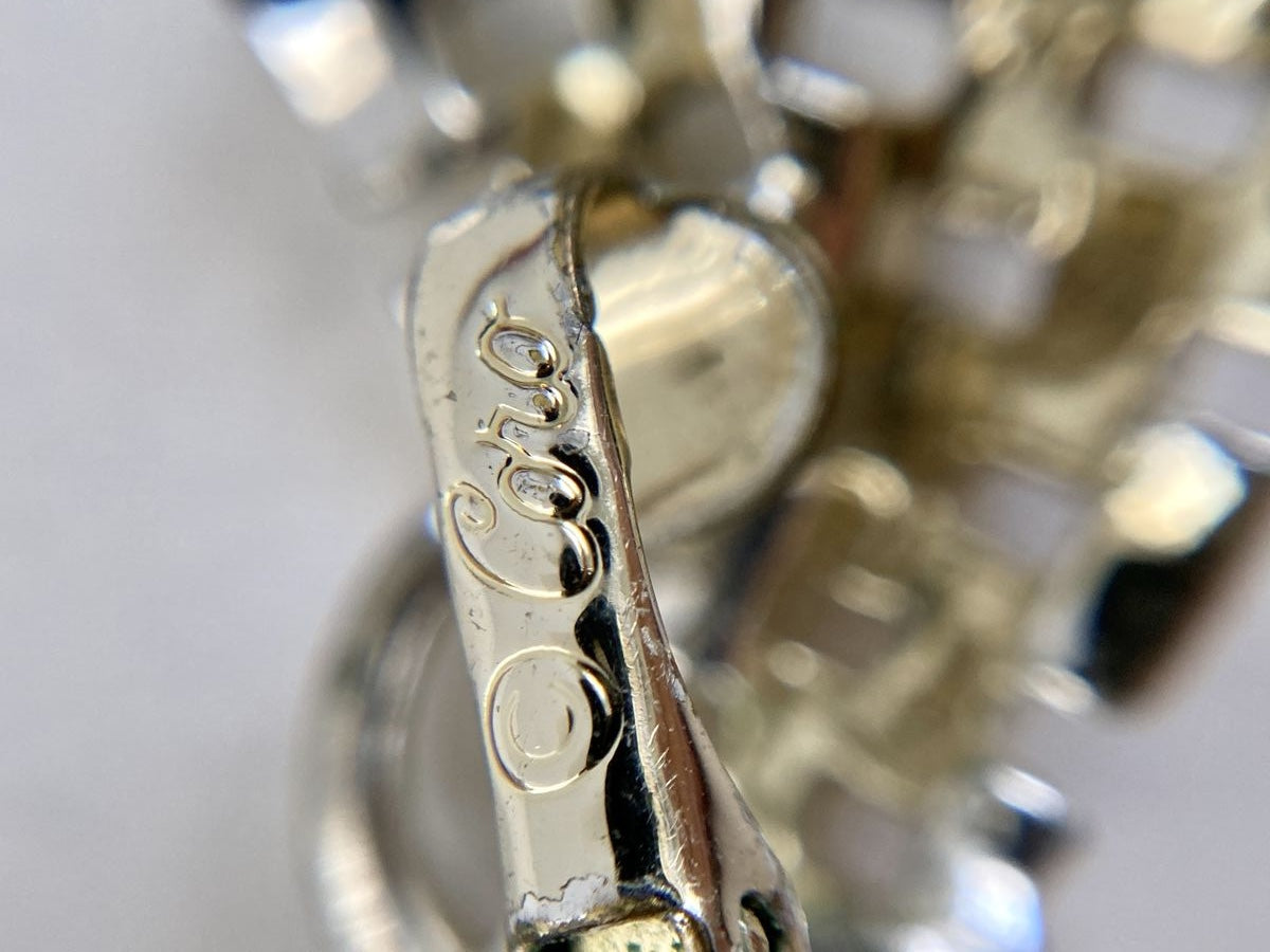Coro Basket Weave Clip-On Earrings