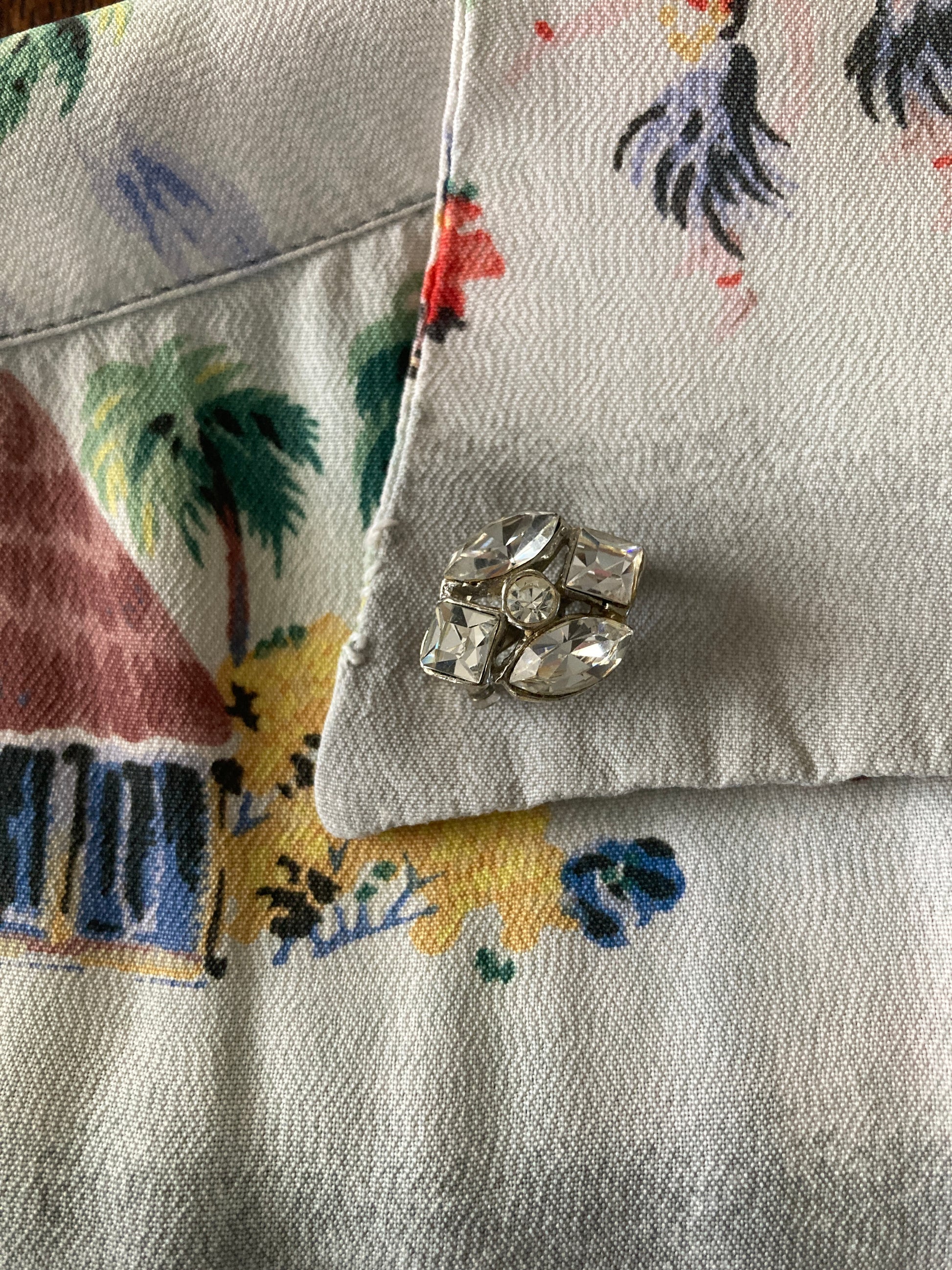 Pair of Rhinestone Scatter Pins