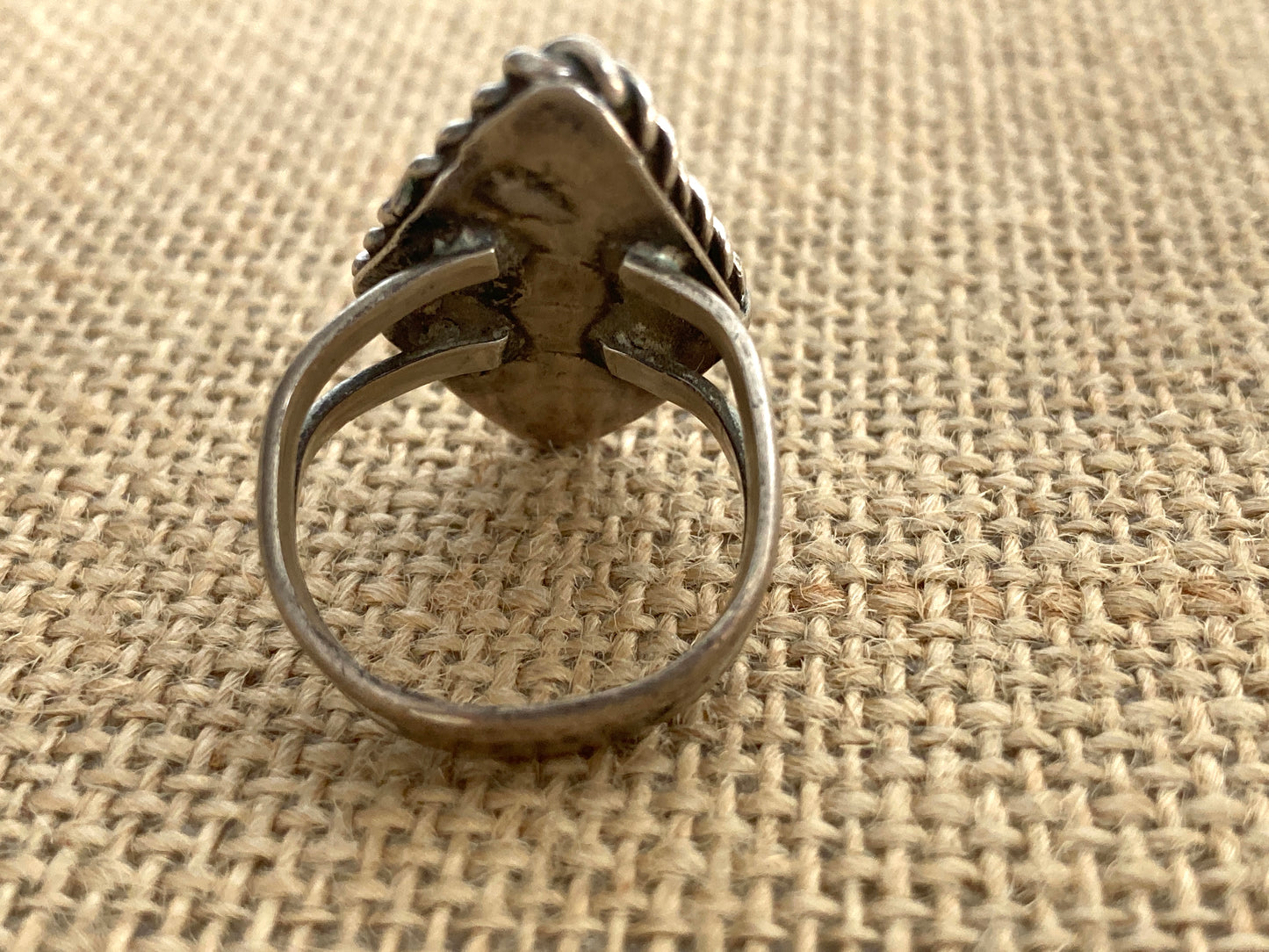 Vintage 1970s Turquoise Ring Unisex