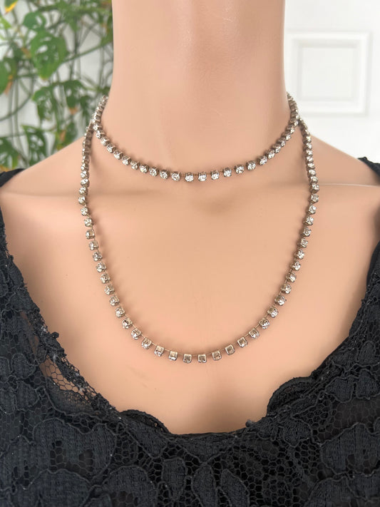 Single Strand Rhinestone Belt/Necklace