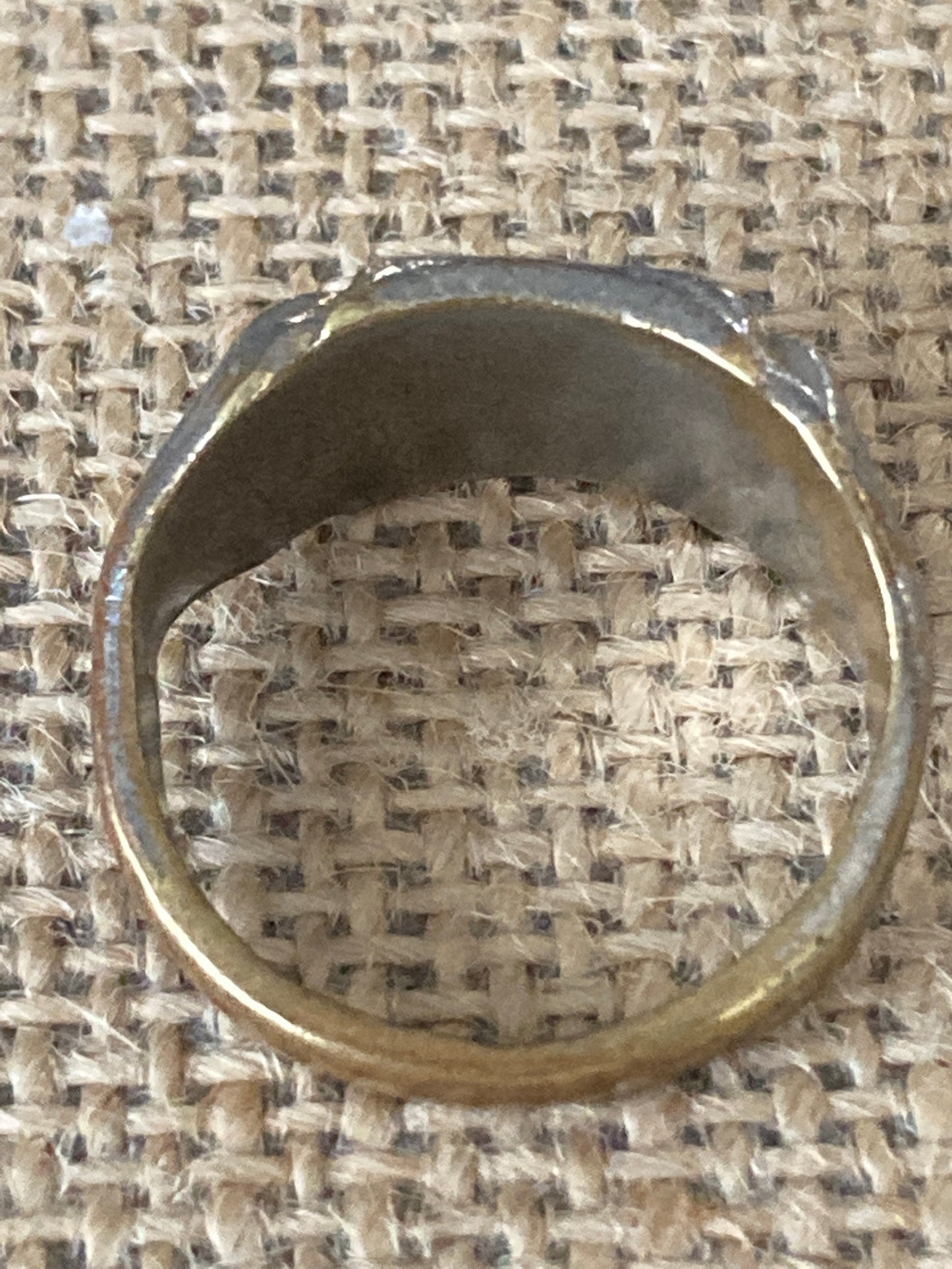 WWII Souvenir Trench Art Ring Paris 1945