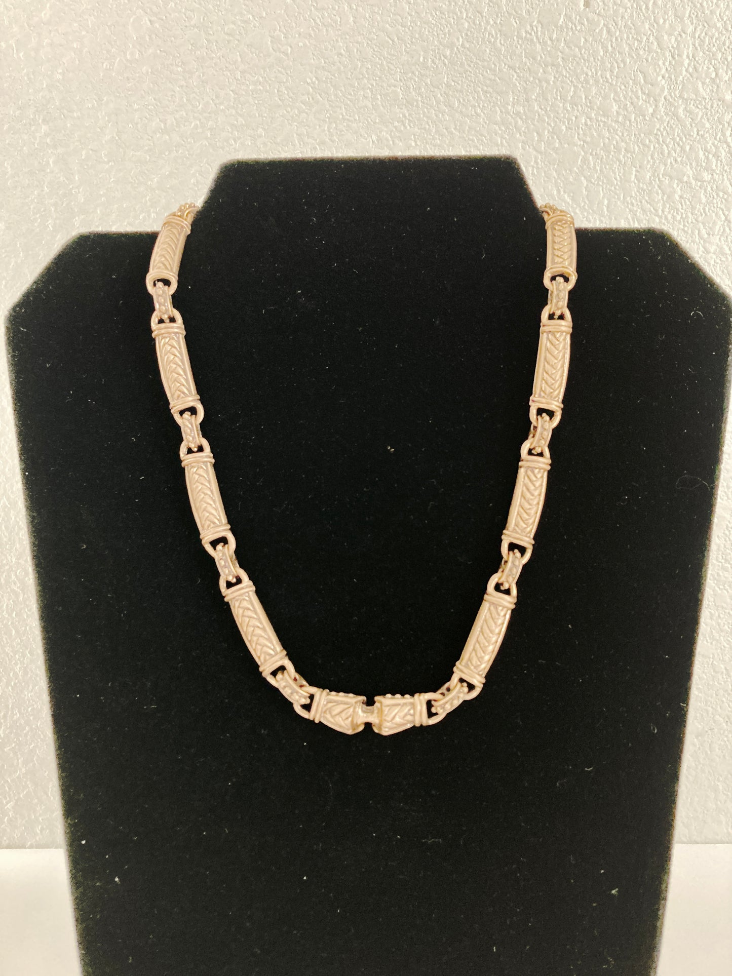 Egyptian Revival Brass Necklace