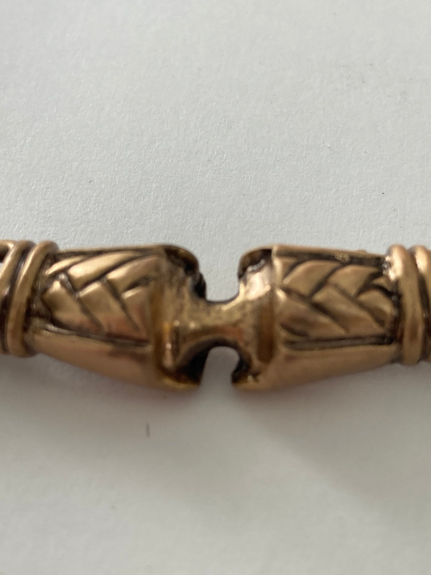 Egyptian Revival Brass Necklace