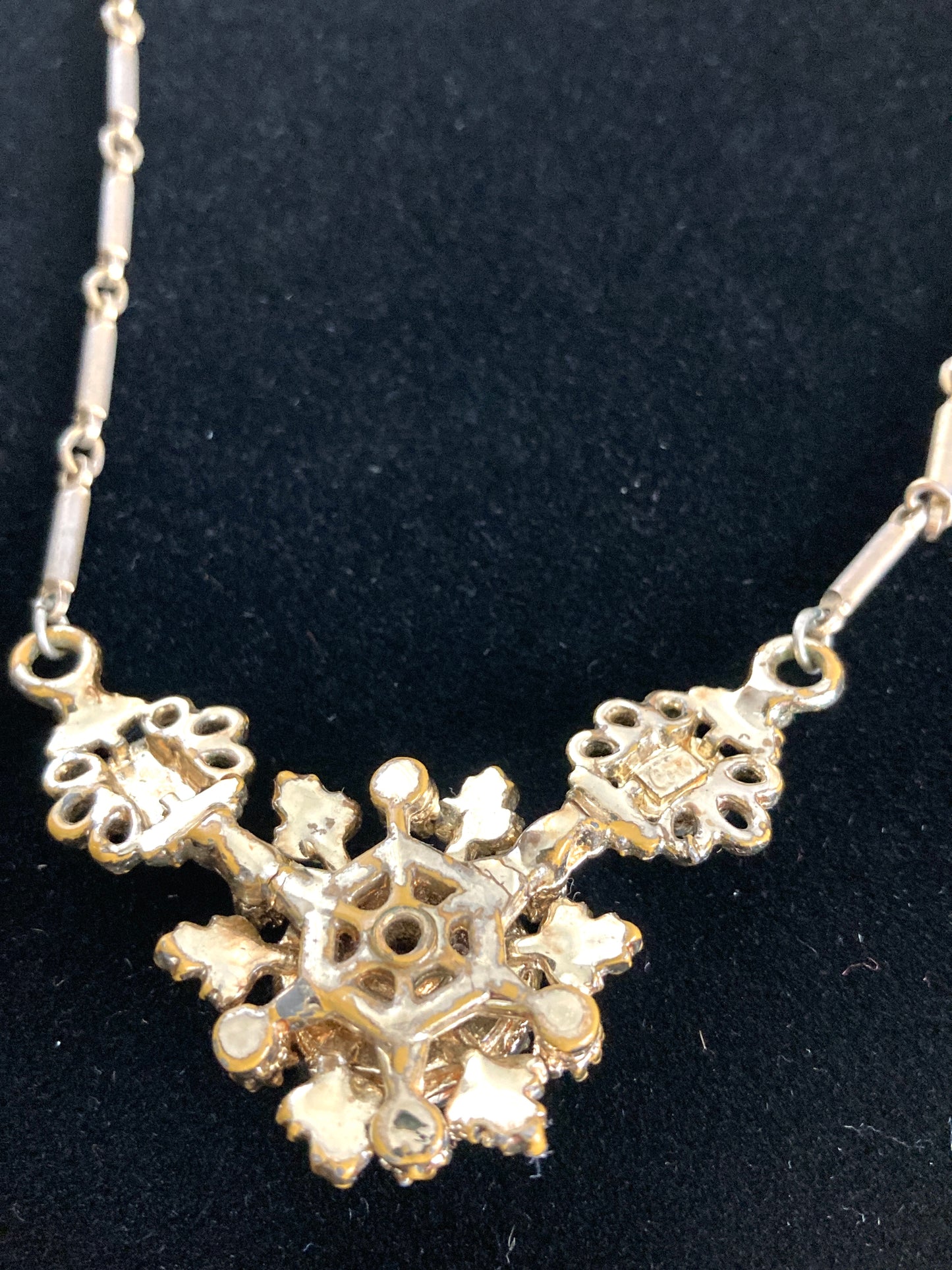 Coro Choker Gold-tone, MOP, Amethyst, Seed Pearls