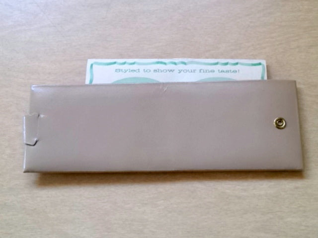 Vintage NOS Leather Wallet Women's Tan