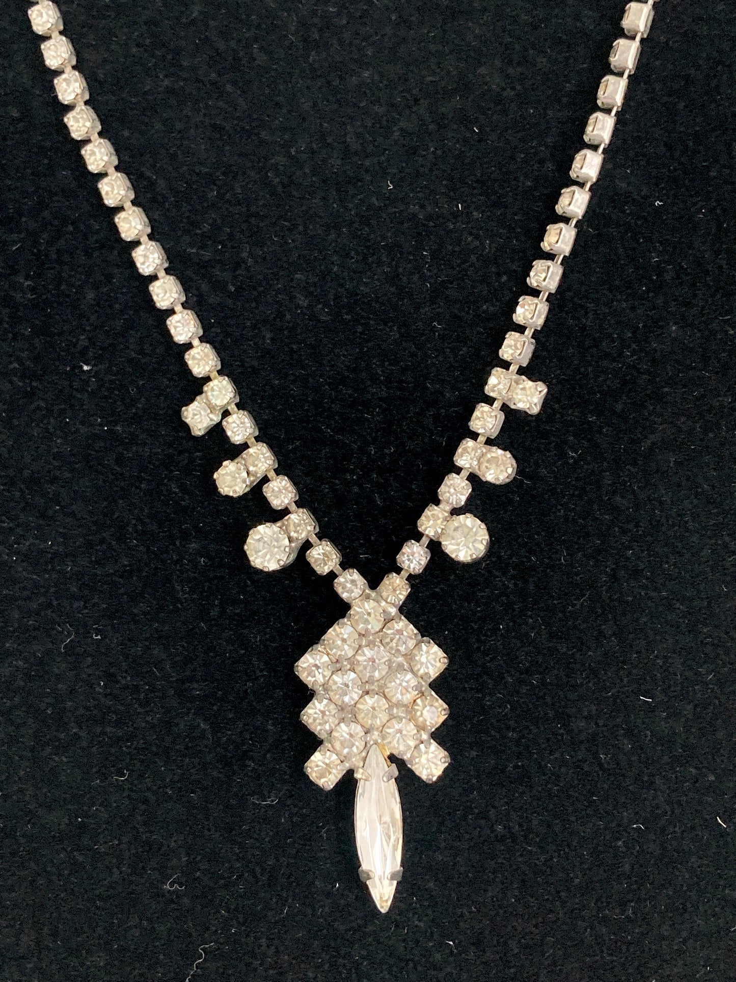 1950s Rhinestone Choker Necklace
