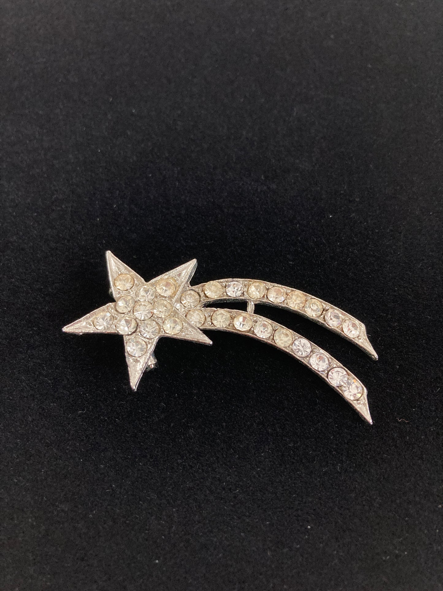 Crystal Shooting Star Brooch