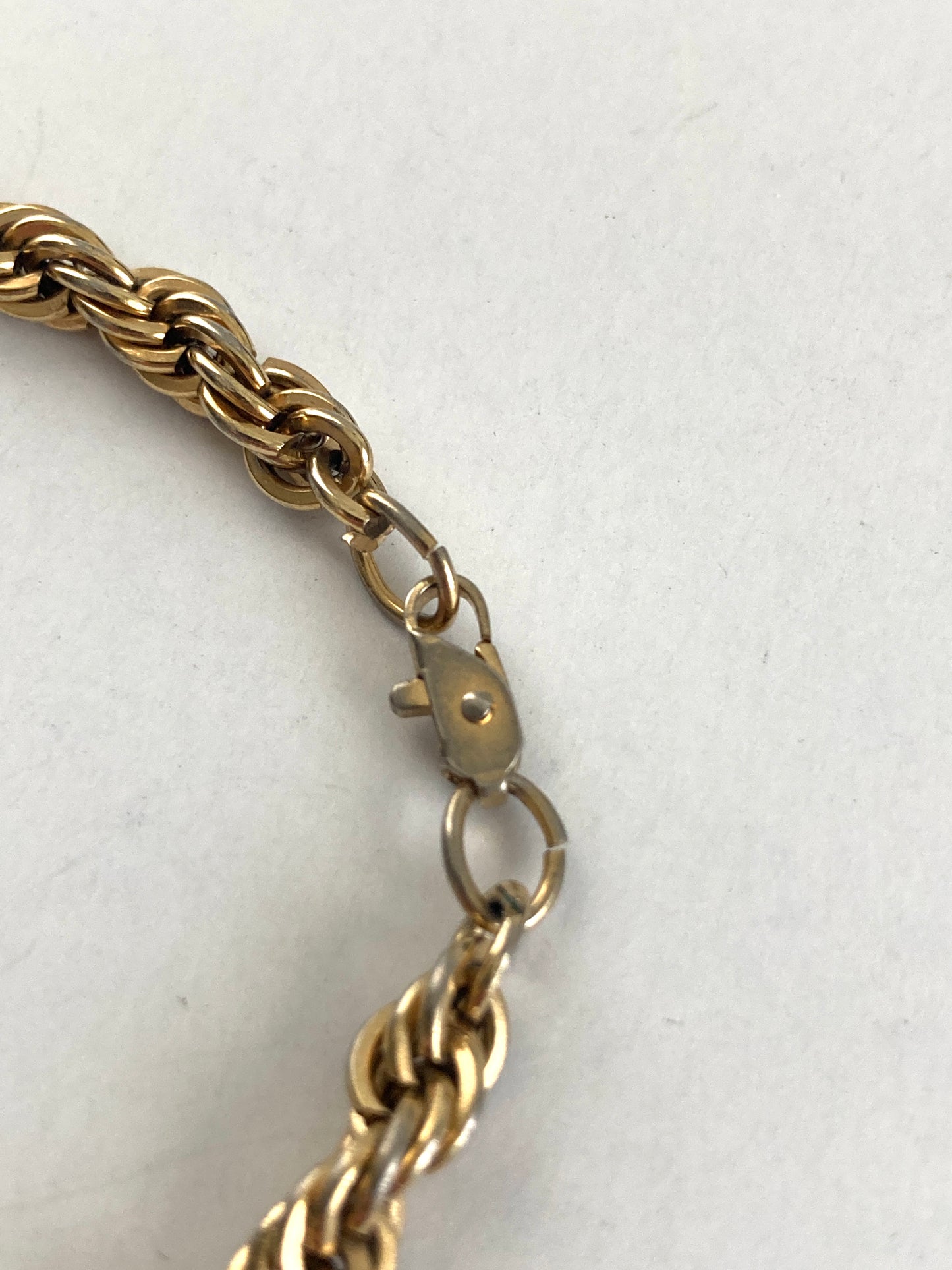 Gold Filled Twisted Rope Chain Bracelet