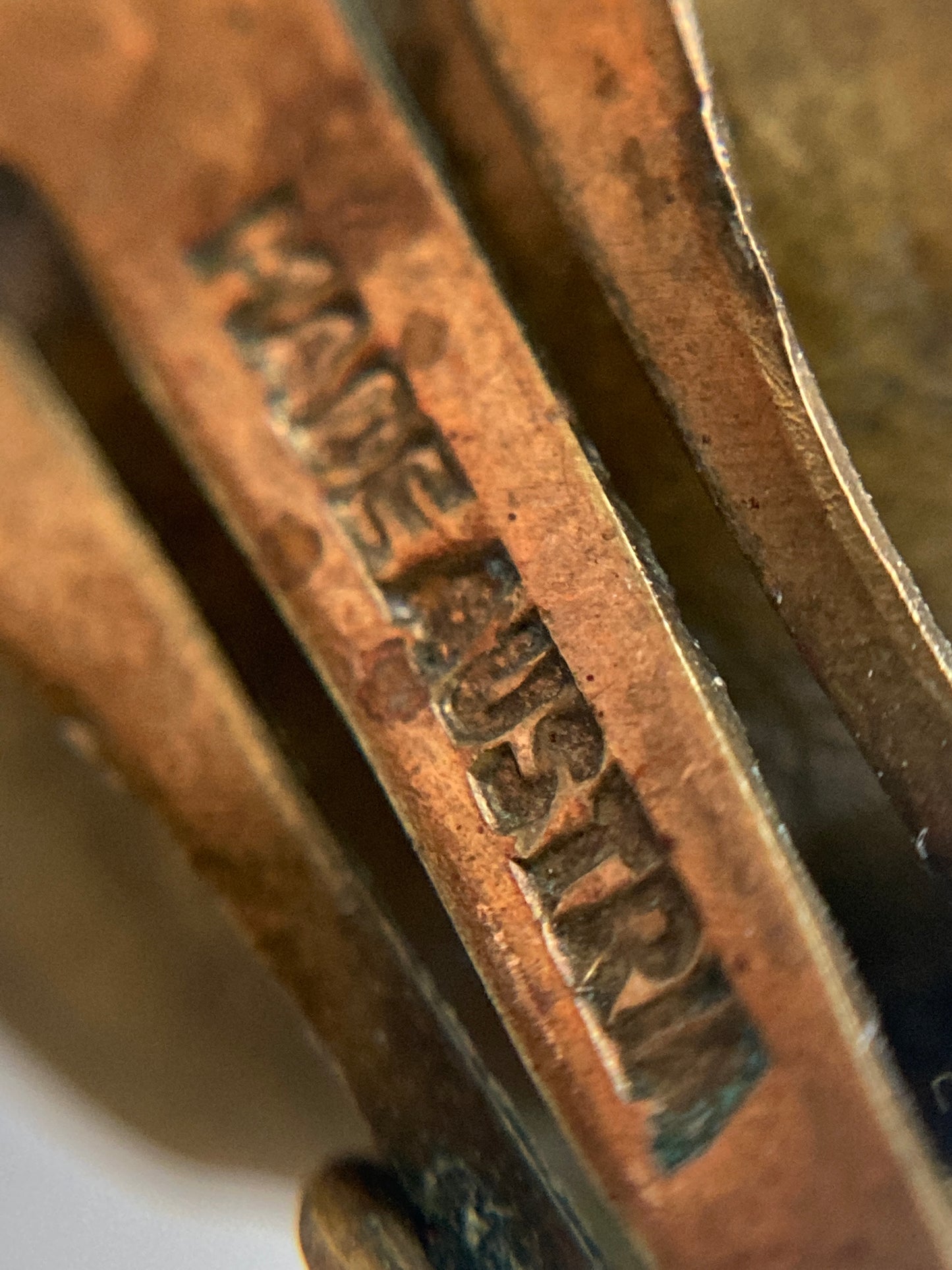 1940s Austrian Blue Cluster Earrings
