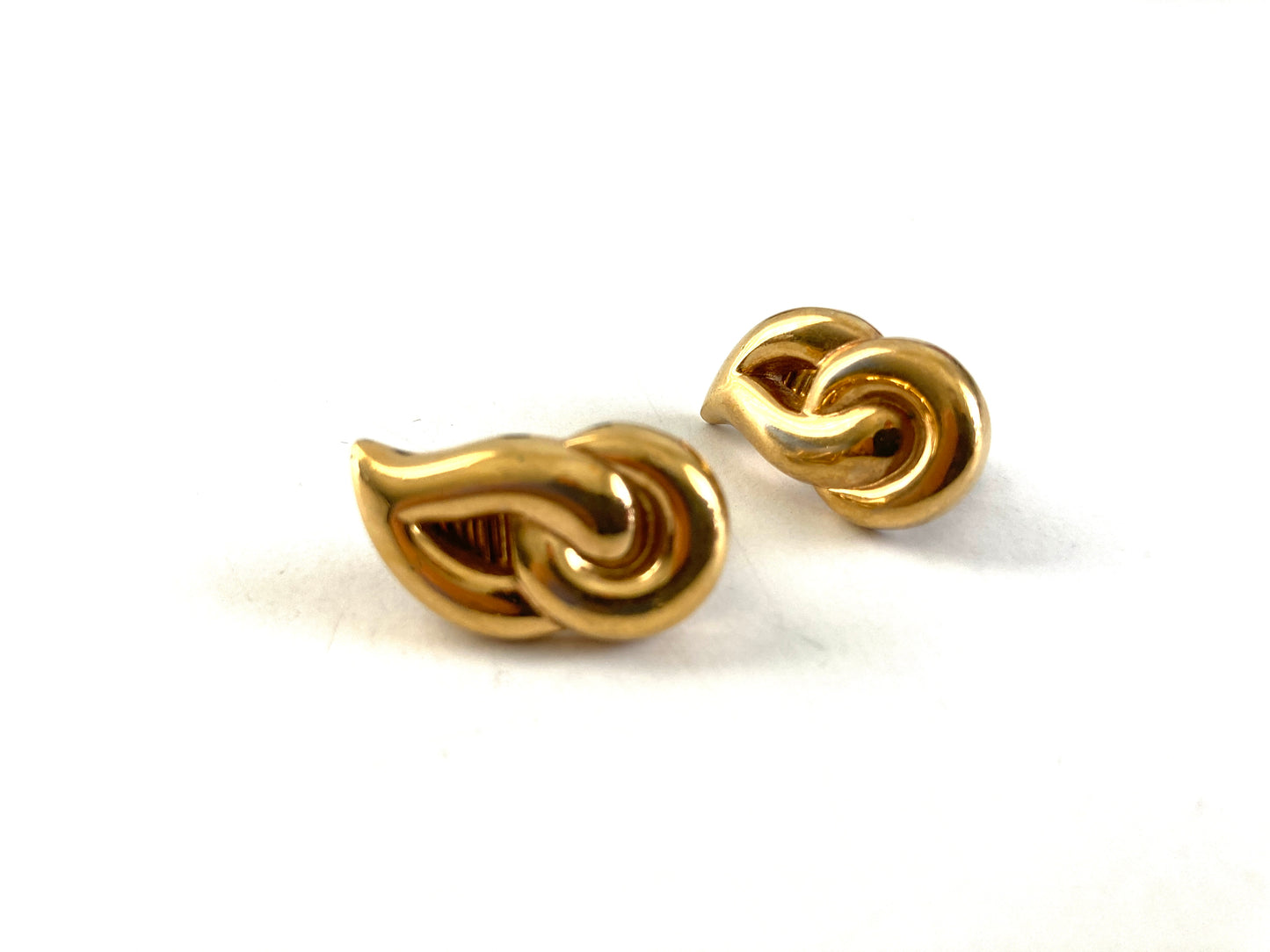 Monet Golden Flame Clip-on Earrings