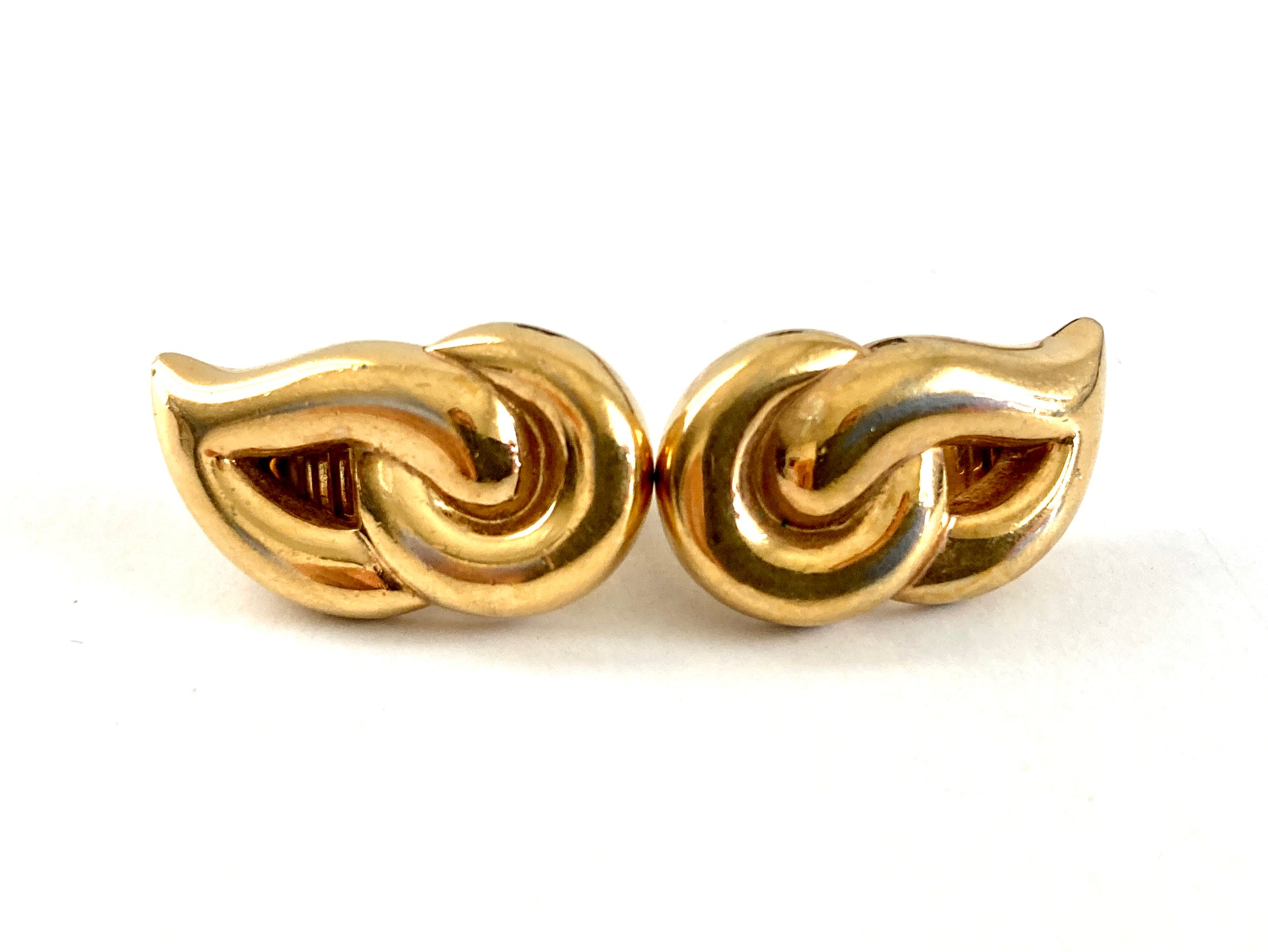 Monet Golden Flame Clip-on Earrings