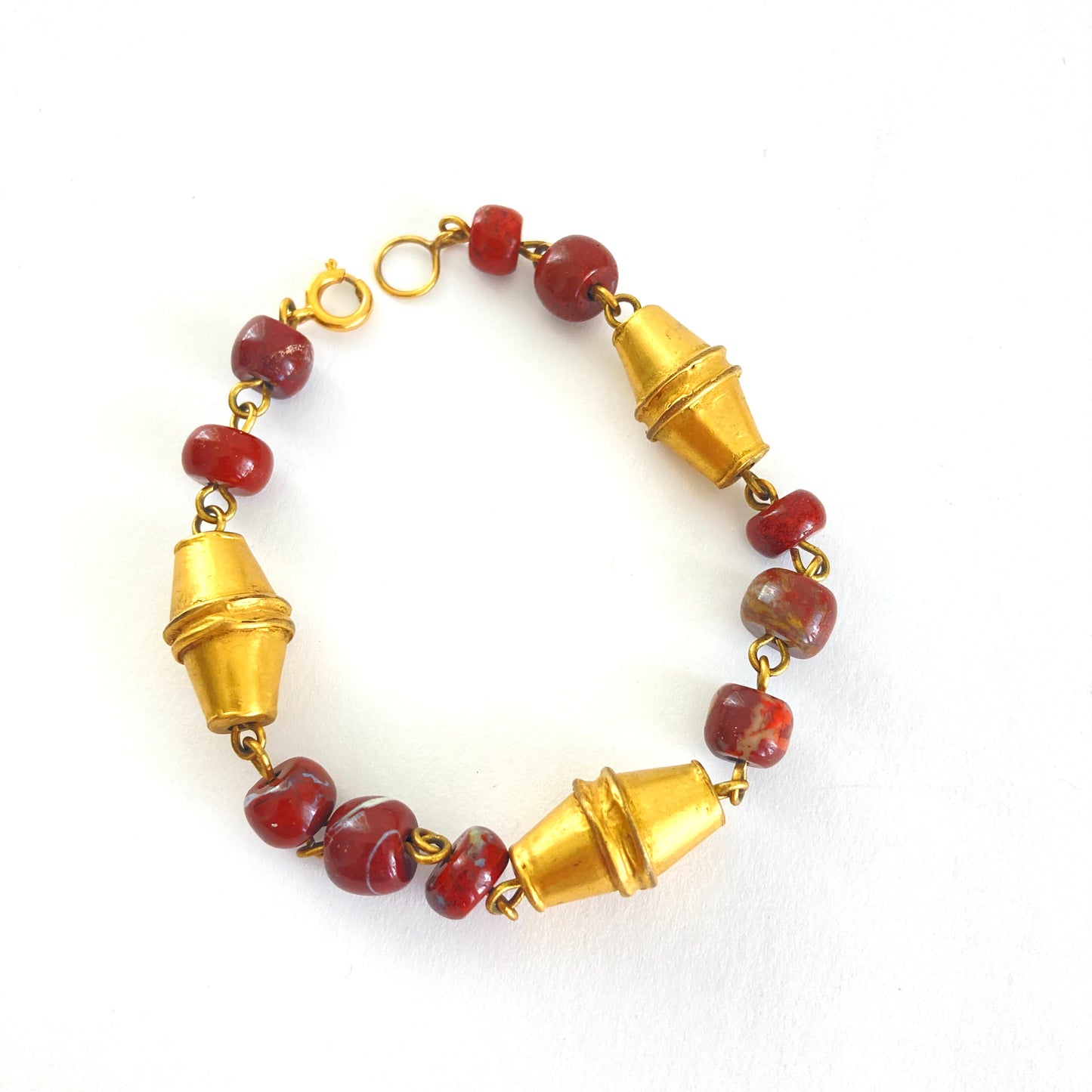 Victorian Agate and Pinchbeck Bracelet