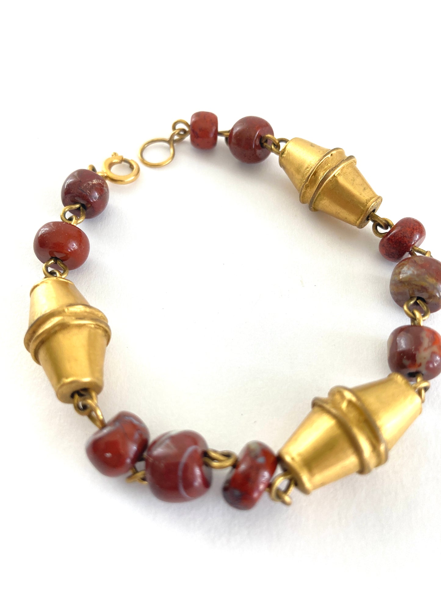 Victorian Agate and Pinchbeck Bracelet