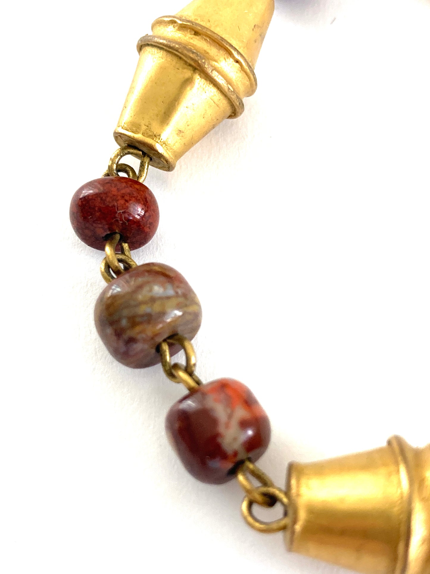 Victorian Agate and Pinchbeck Bracelet