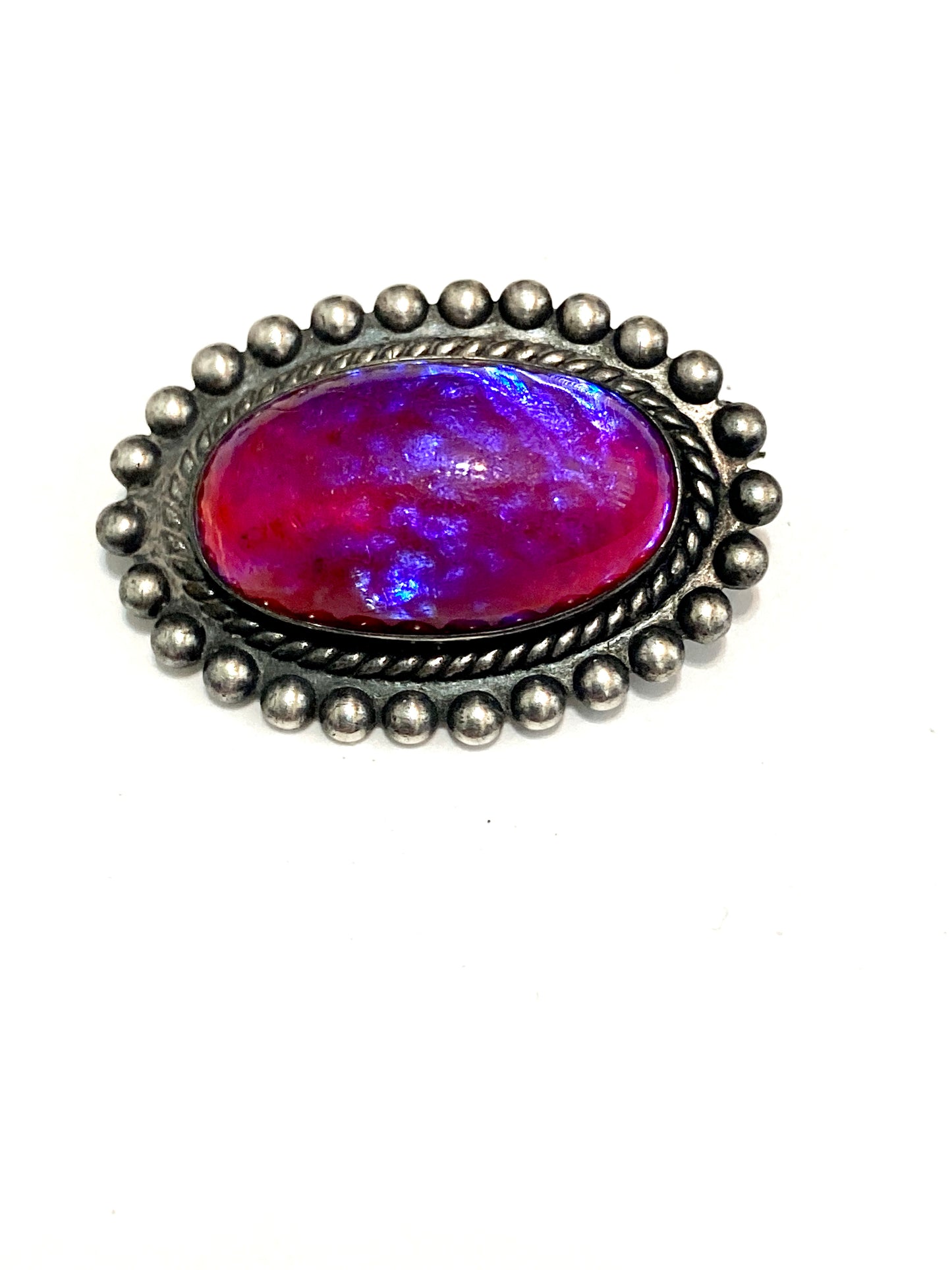 Sterling Silver Dragons Breath Brooch