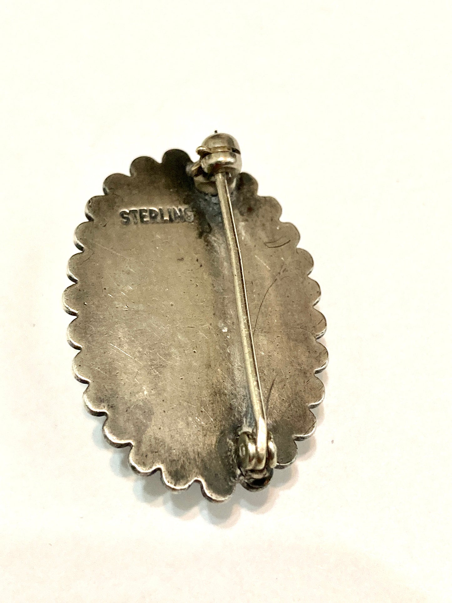 Sterling Silver Dragons Breath Brooch