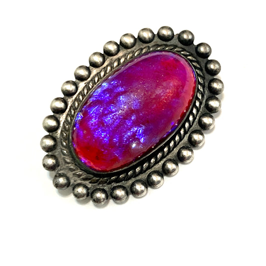 Sterling Silver Dragons Breath Brooch