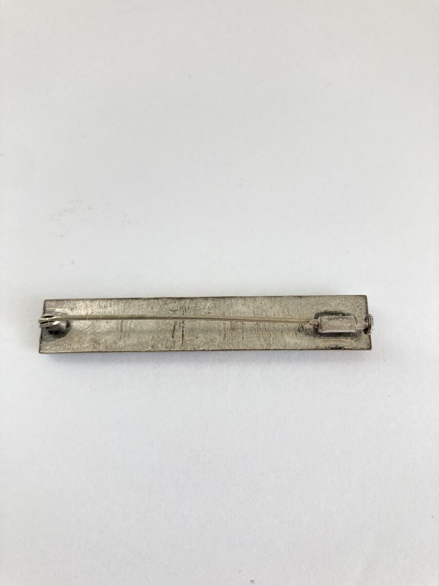 Pierre Bex Style Bar Brooch Multi-color Geometric