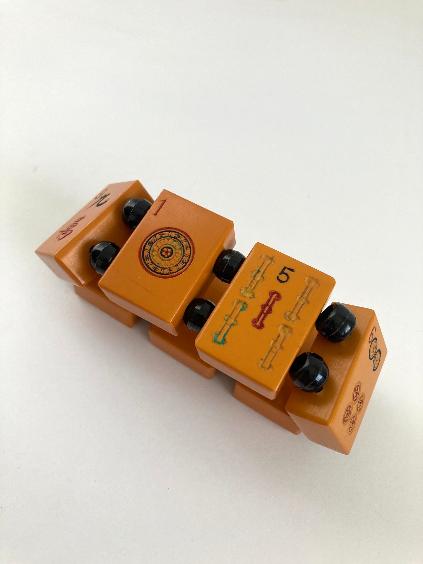 Bakelite Mahjong Tile Stretch Bracelet