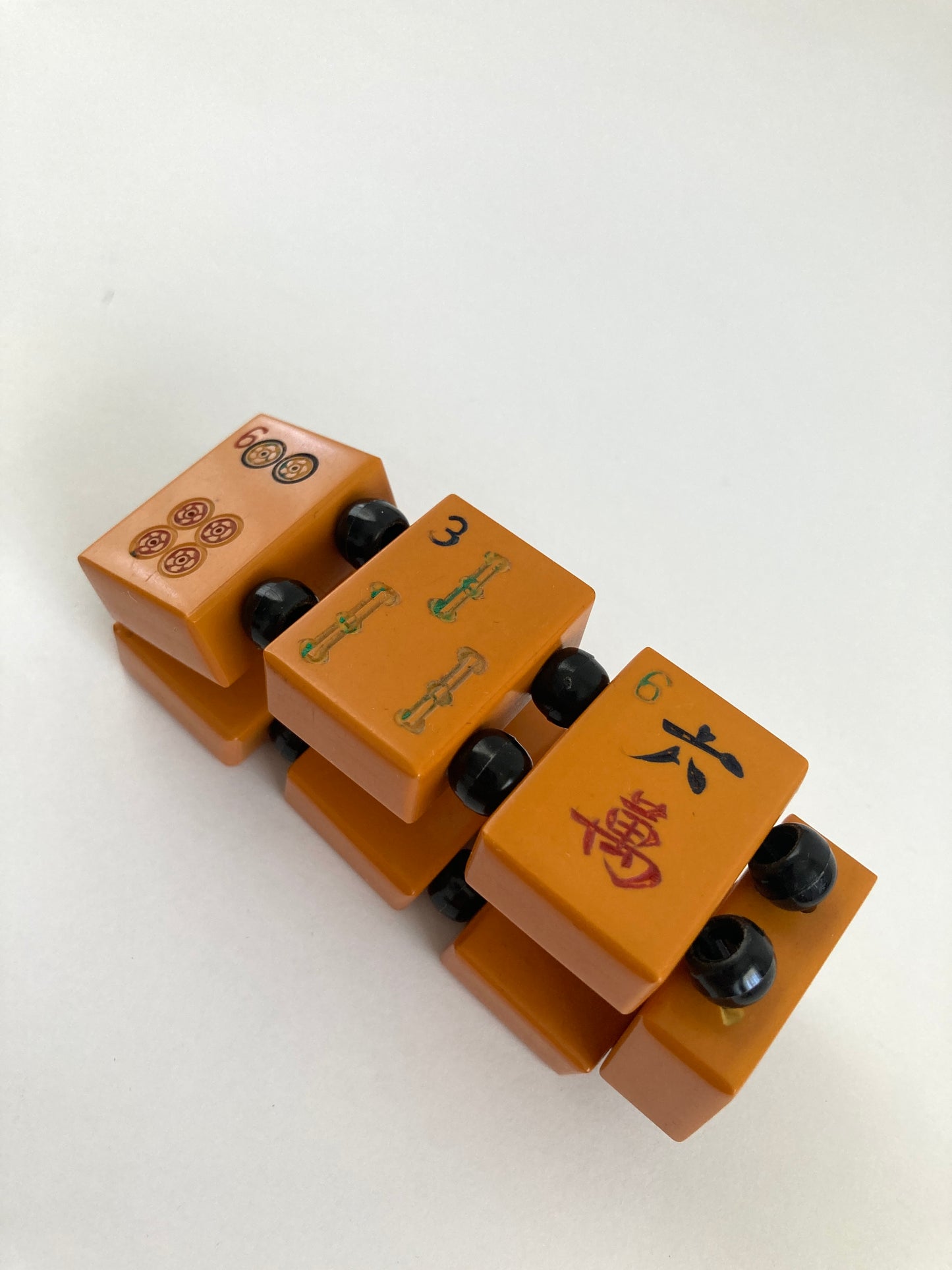 Bakelite Mahjong Tile Stretch Bracelet
