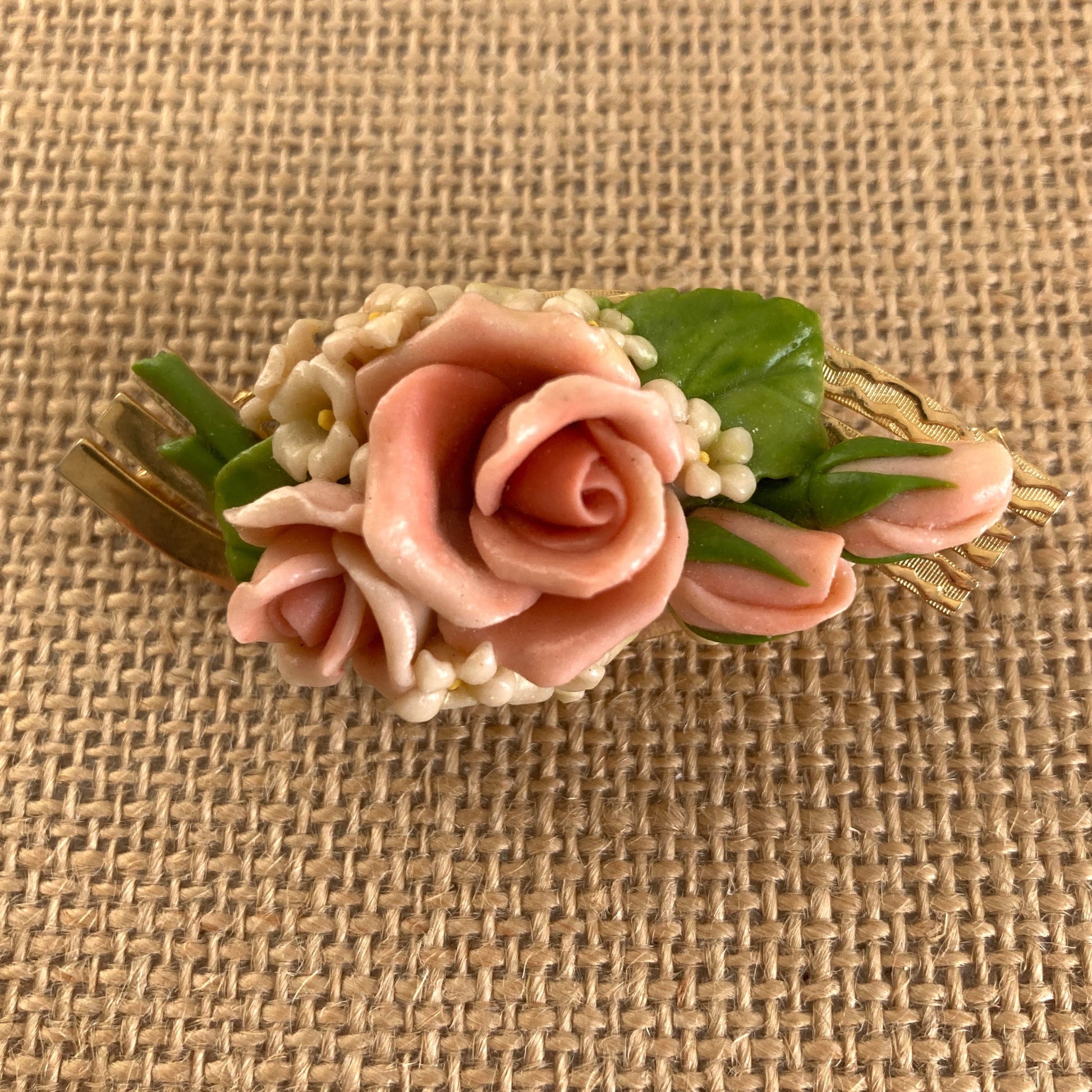3D Porcelain Roses Bouquet