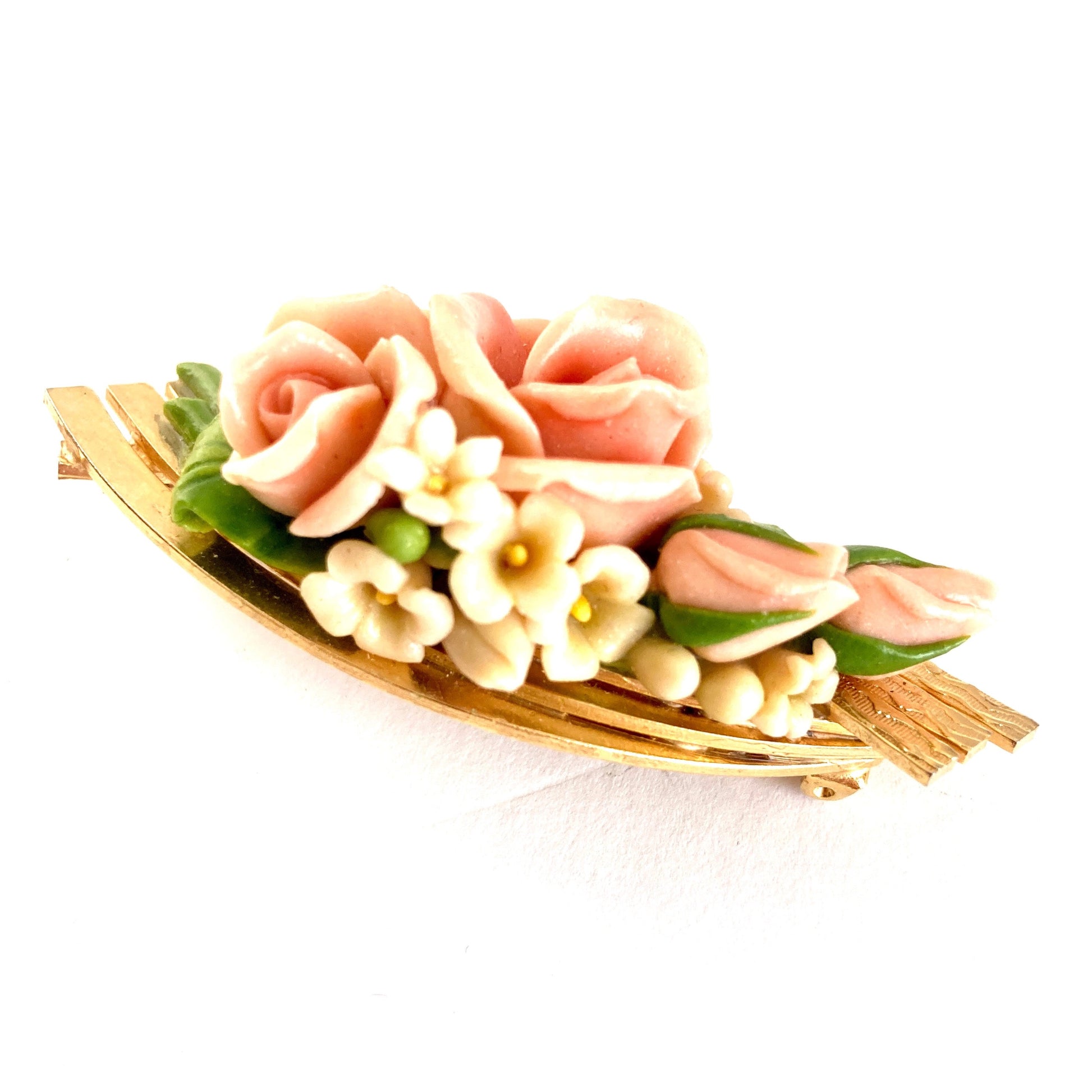 3D Porcelain Roses Bouquet