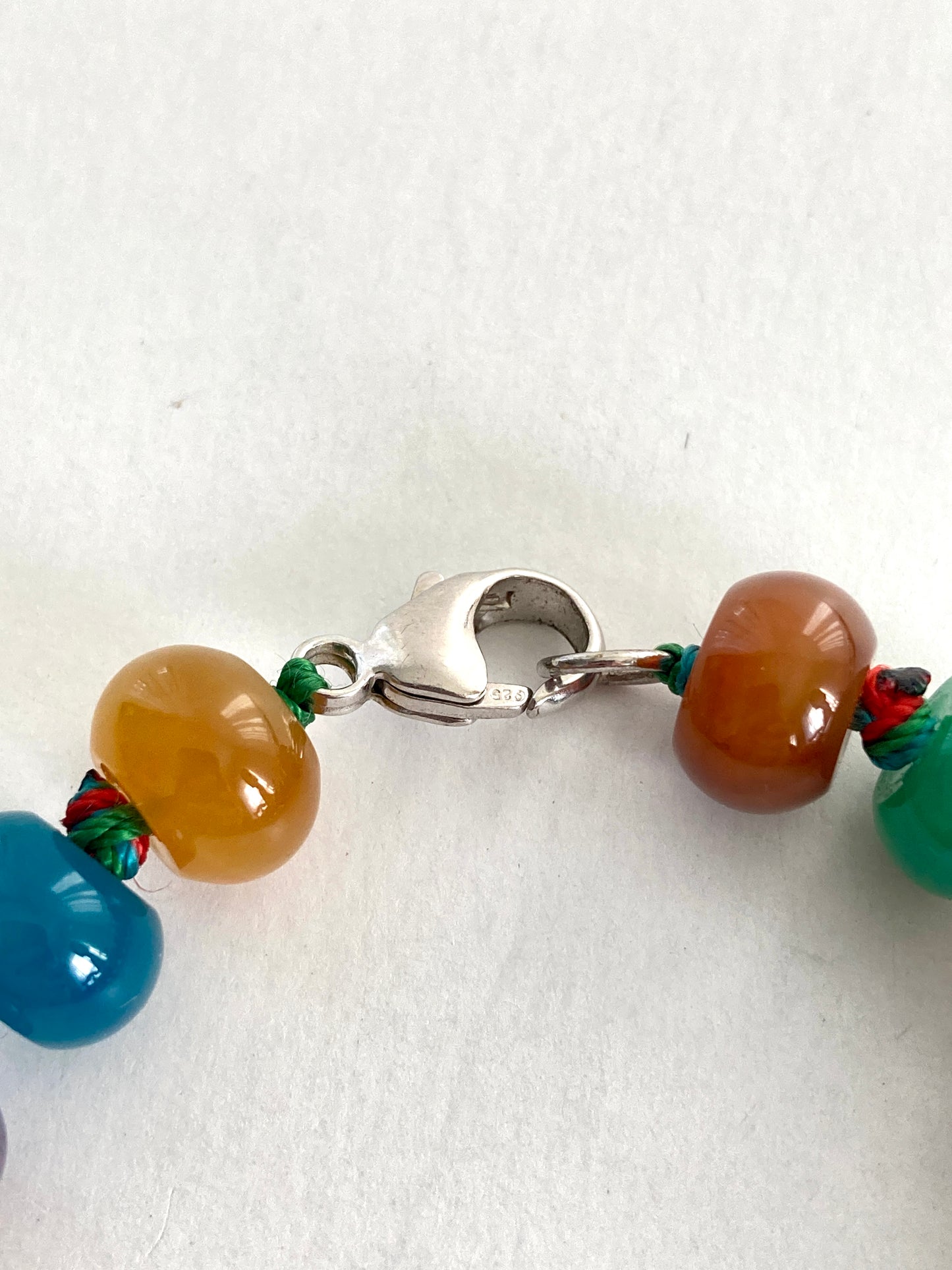 LUC Multi-color Agate Statement Necklace