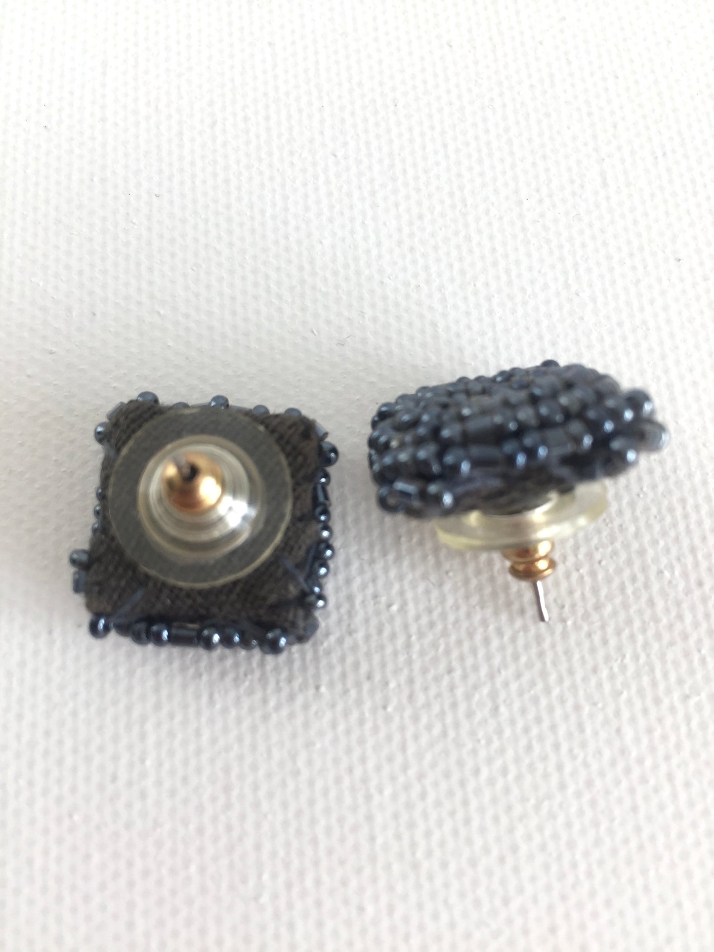 Victorian Glass Seed Bead Earrings