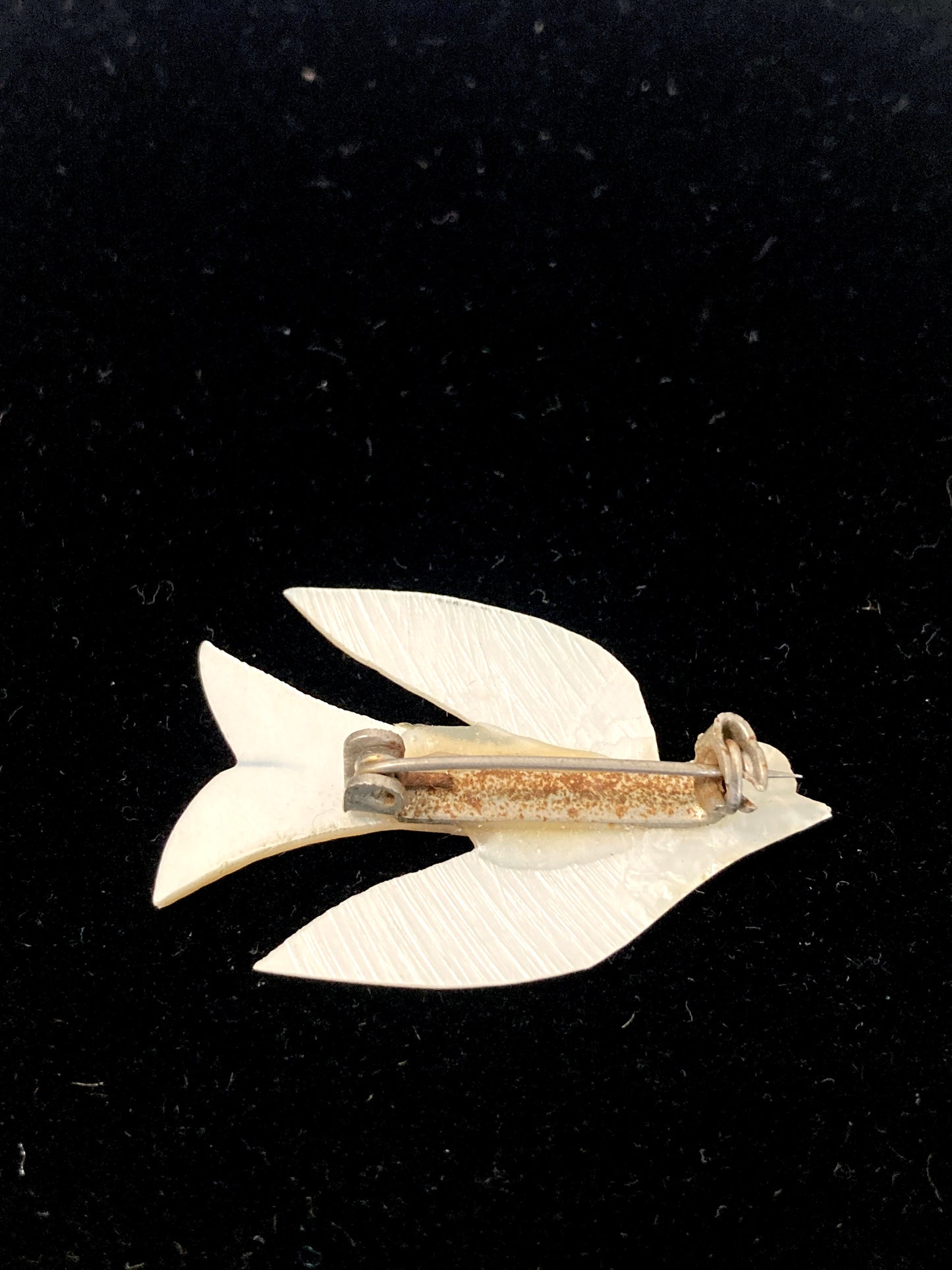 Mother of Pearl Dove Brooch