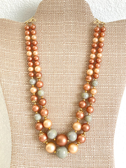 Double Strand Beaded Necklace Hong Kong