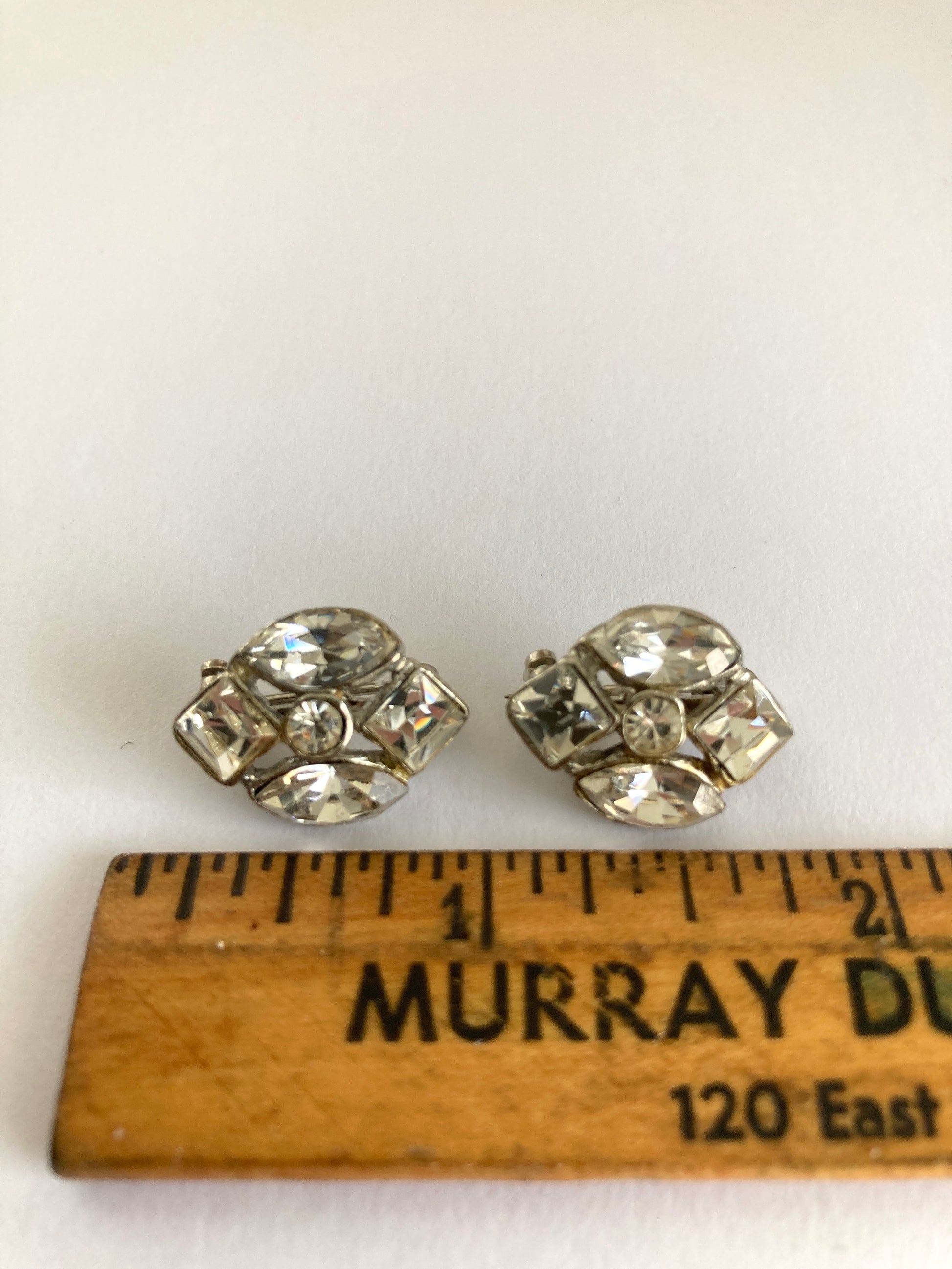 Pair of Rhinestone Scatter Pins