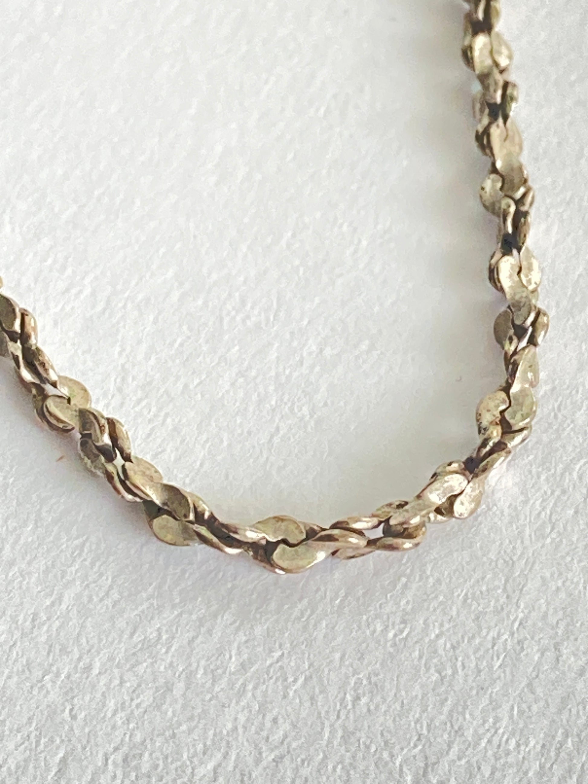 Sterling Delicate Chain Bracelet marked Italy